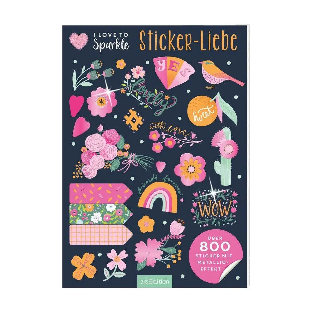 Vedes Poesiealbum I Love to Sparkle – Sticker-Liebe