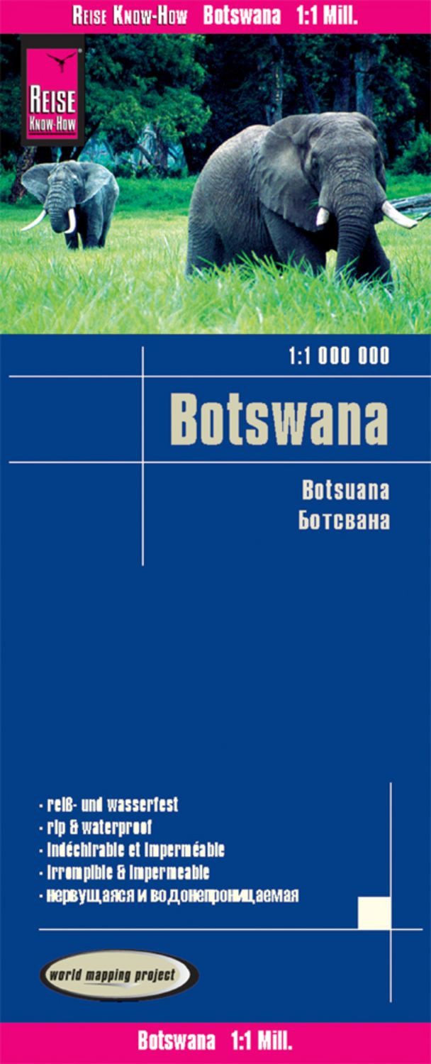 Reise Know-How Landkarte Botswana 1 : 1.000.000 / Reise Know-How Verlag Peter Rump