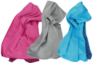 Muxel Sporthandtuch Ice Tuch, das Cool Down Towel oder Kühltuch bei Sport und Fitness 10, Kühlfaser (10-St)
