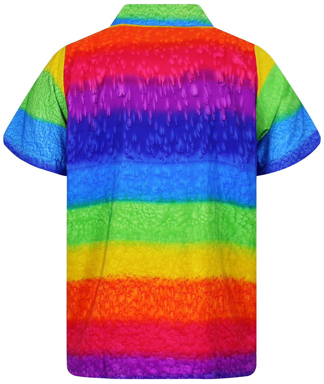 King Kameha Hawaiihemd Rainbow Funky Hawaii-Hemd Kurzarm Front-Tasche Styli günstig online kaufen