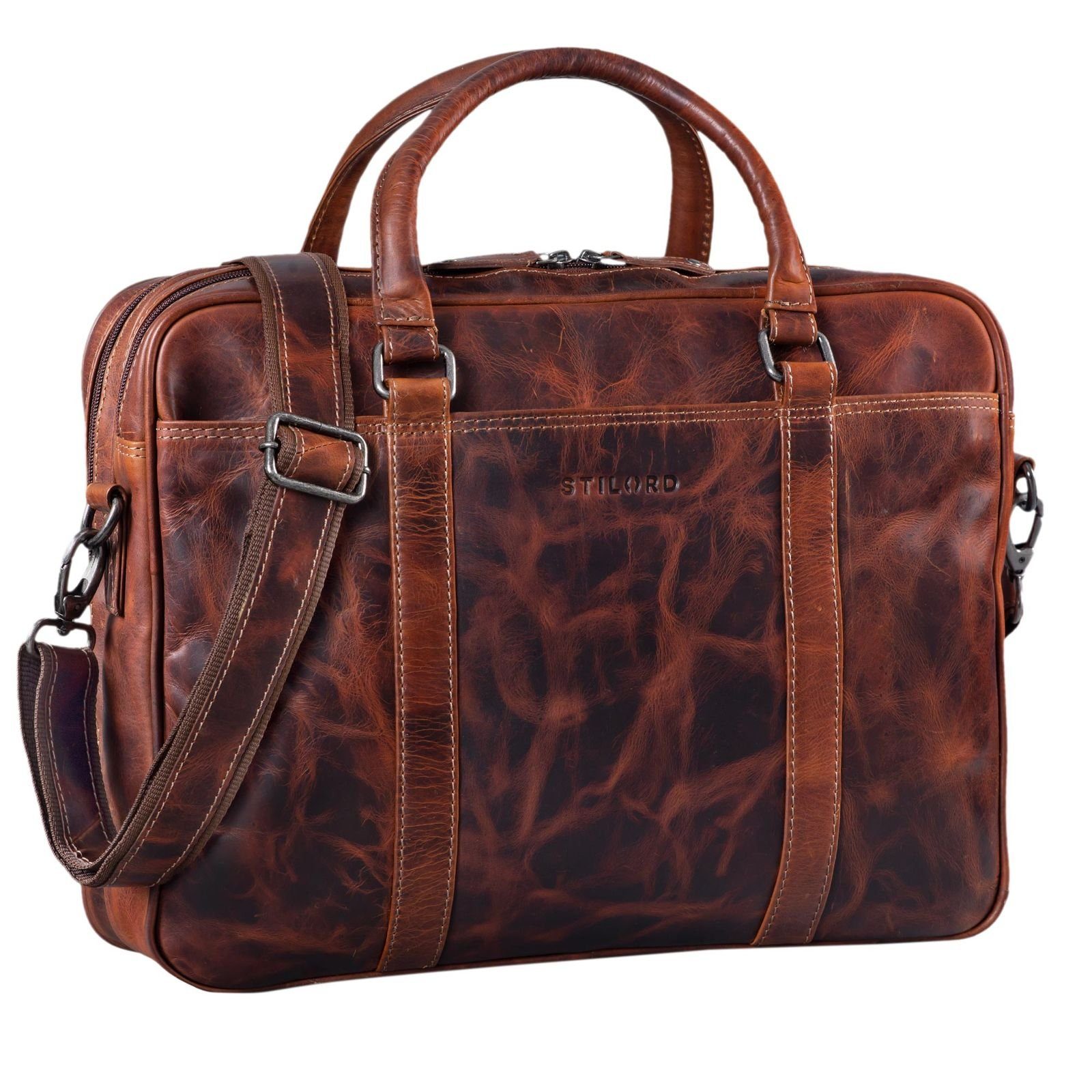 Aktentasche "Dante" Businesstasche 15.6 Zoll Leder