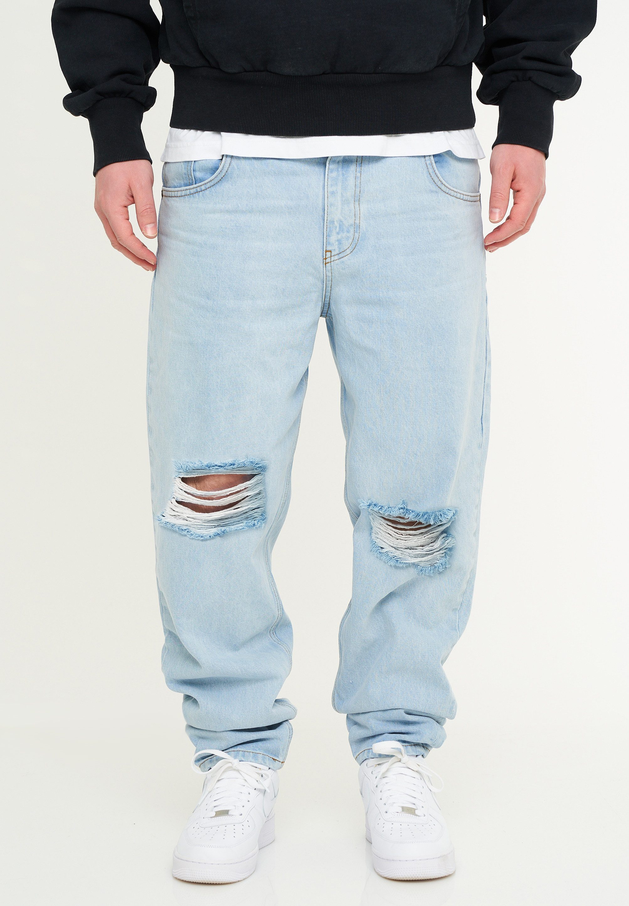 DAILY COTTON Tapered-fit-Jeans DCSAVANETA Herren Lange Hose Jeans Ripped Ta günstig online kaufen