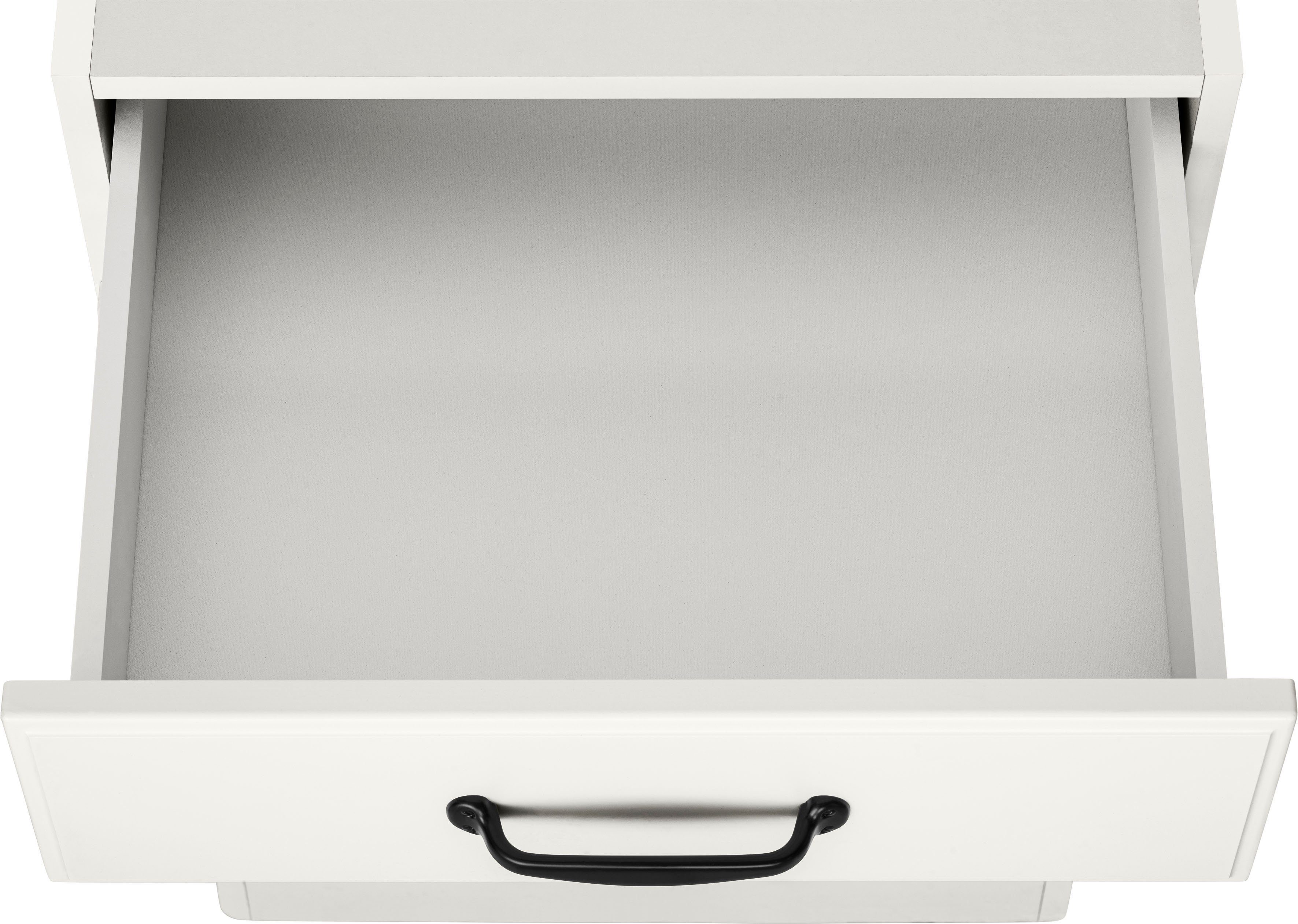 Weiß/Weiß Kassettenfront, Eckunterschrank | Weiß wiho ohne 100 cm, 110 breit, Arbeitsplatte Küchen cm Planungsmaß Erla