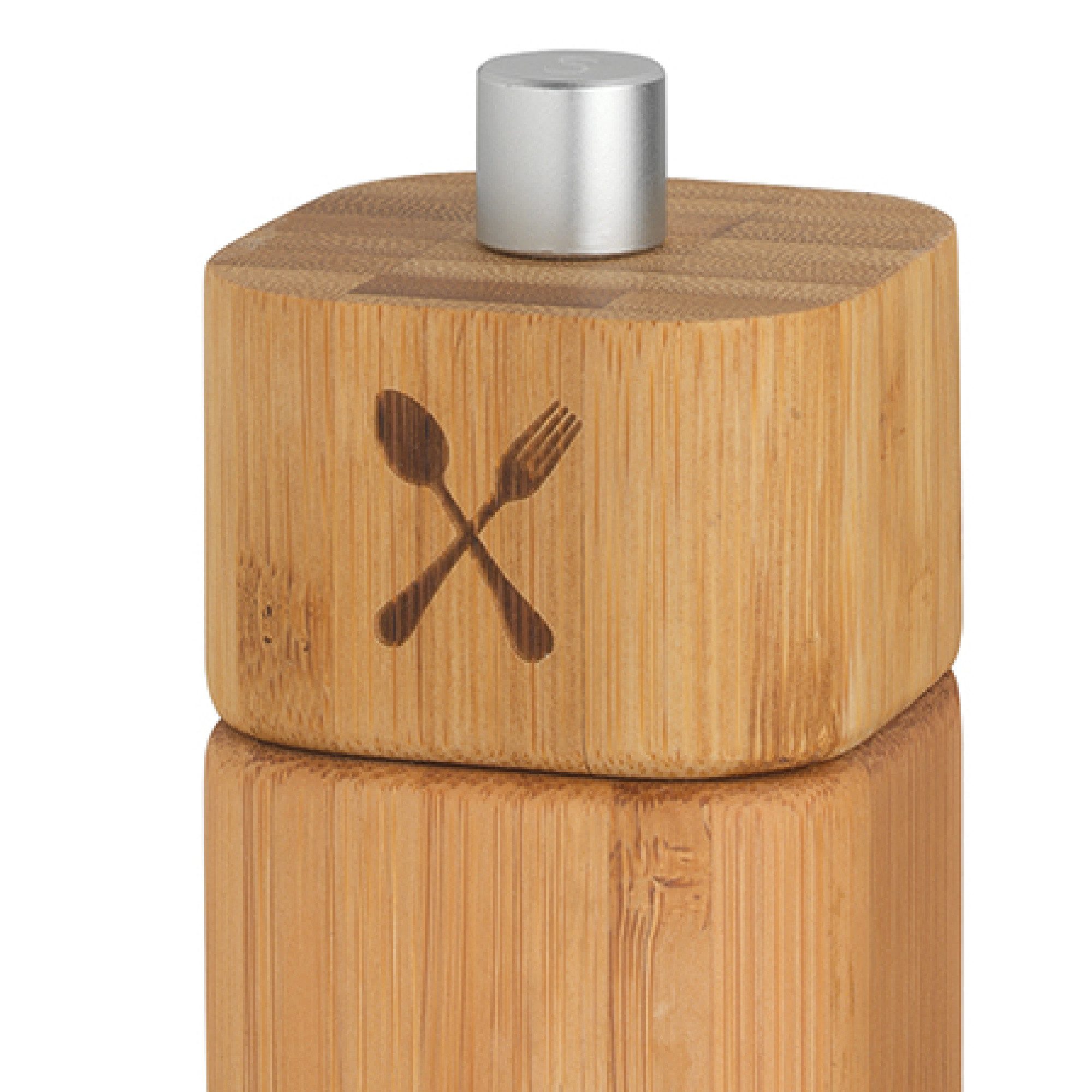 Räder Salz-/Pfeffermühle räder Salzmühle Besteckmotiv Bambus klein