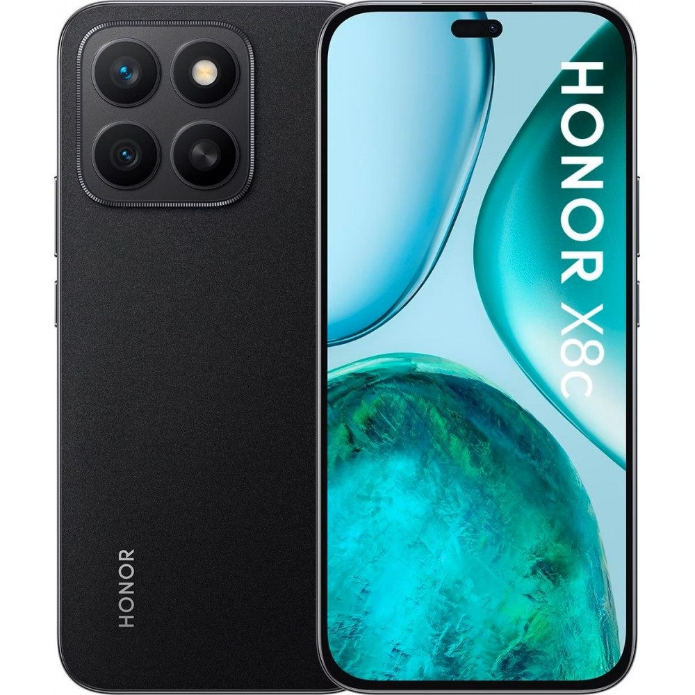 Honor X8c 256 GB / 8 GB - Smartphone - midnight black Smartphone (6,7 Zoll)