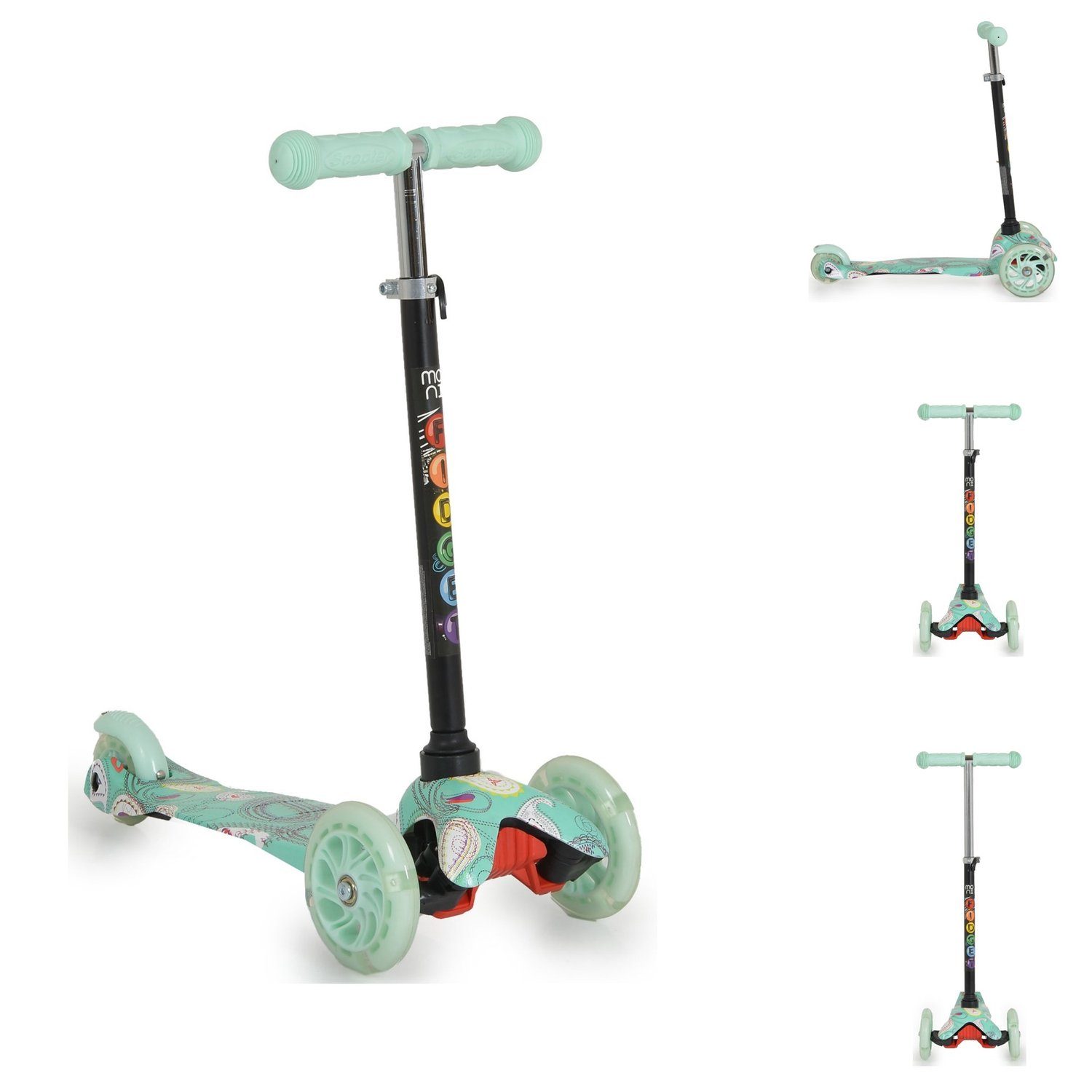 Cityroller Kinderroller Fidget 3 Räder