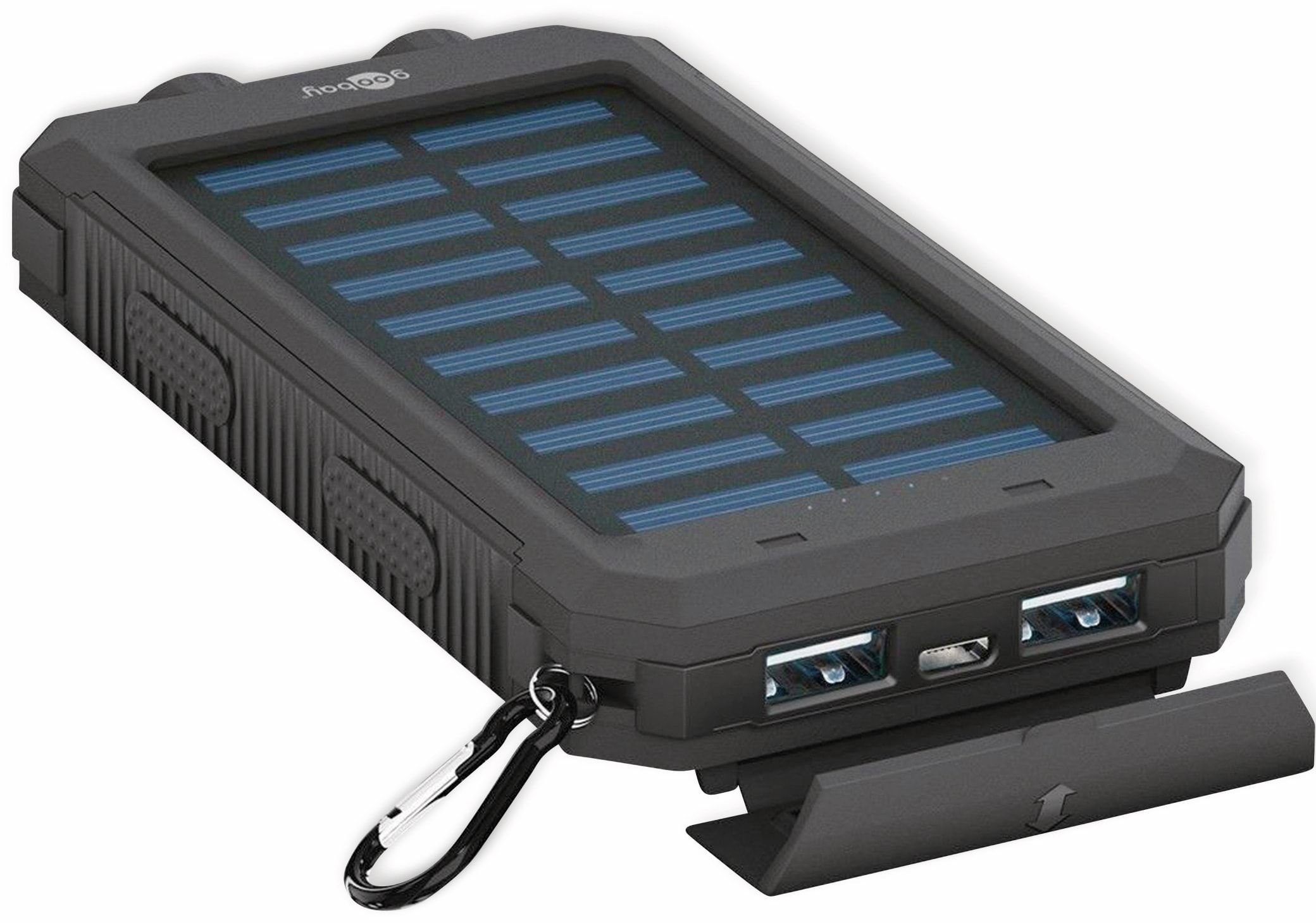 Powerbank Powerbank Solar, GOOBAY mAh 8000 Goobay USB Outdoor