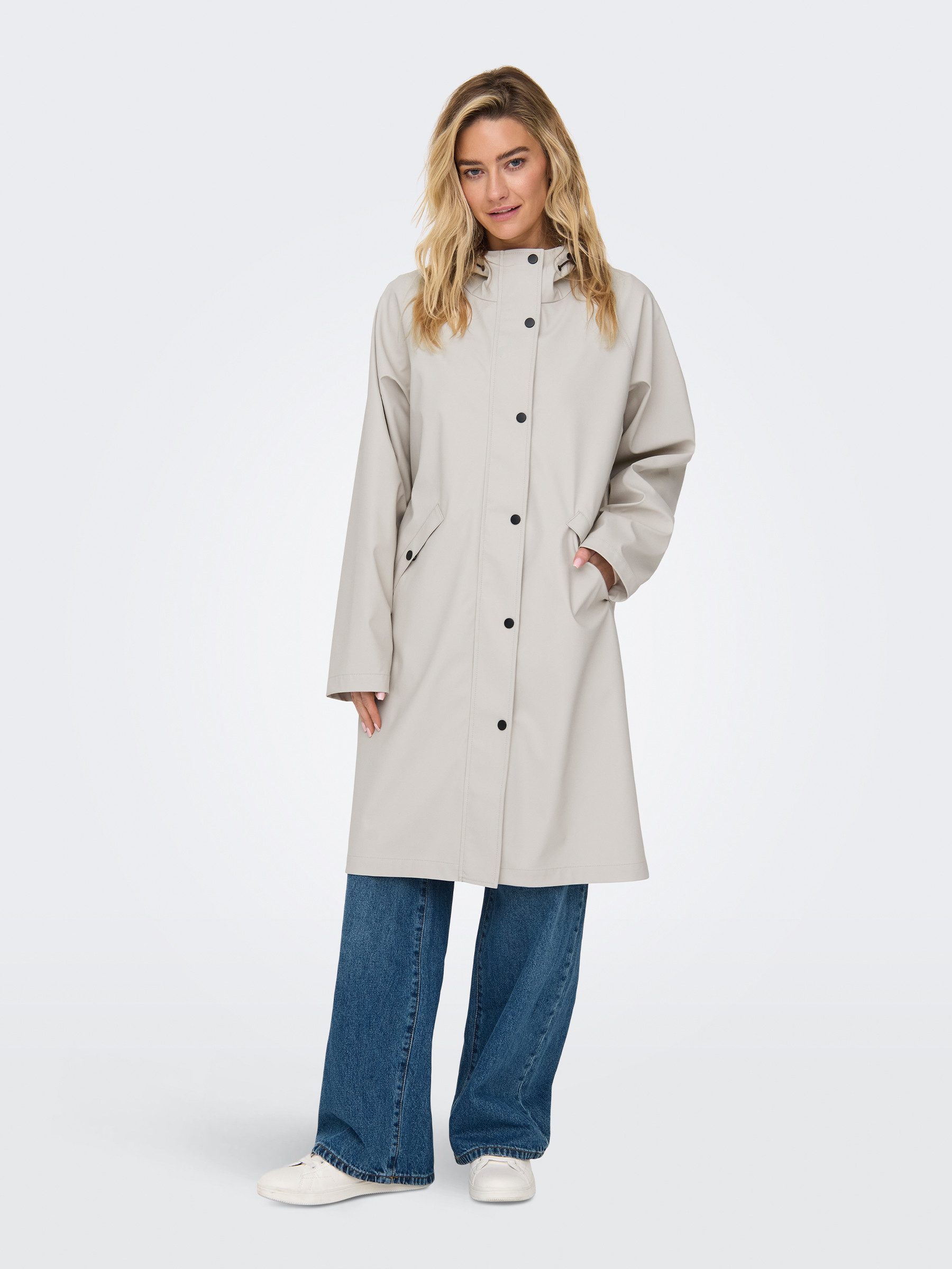 ONLY Regenjacke Wasserdichter Regenmantel – Modischer günstig online kaufen