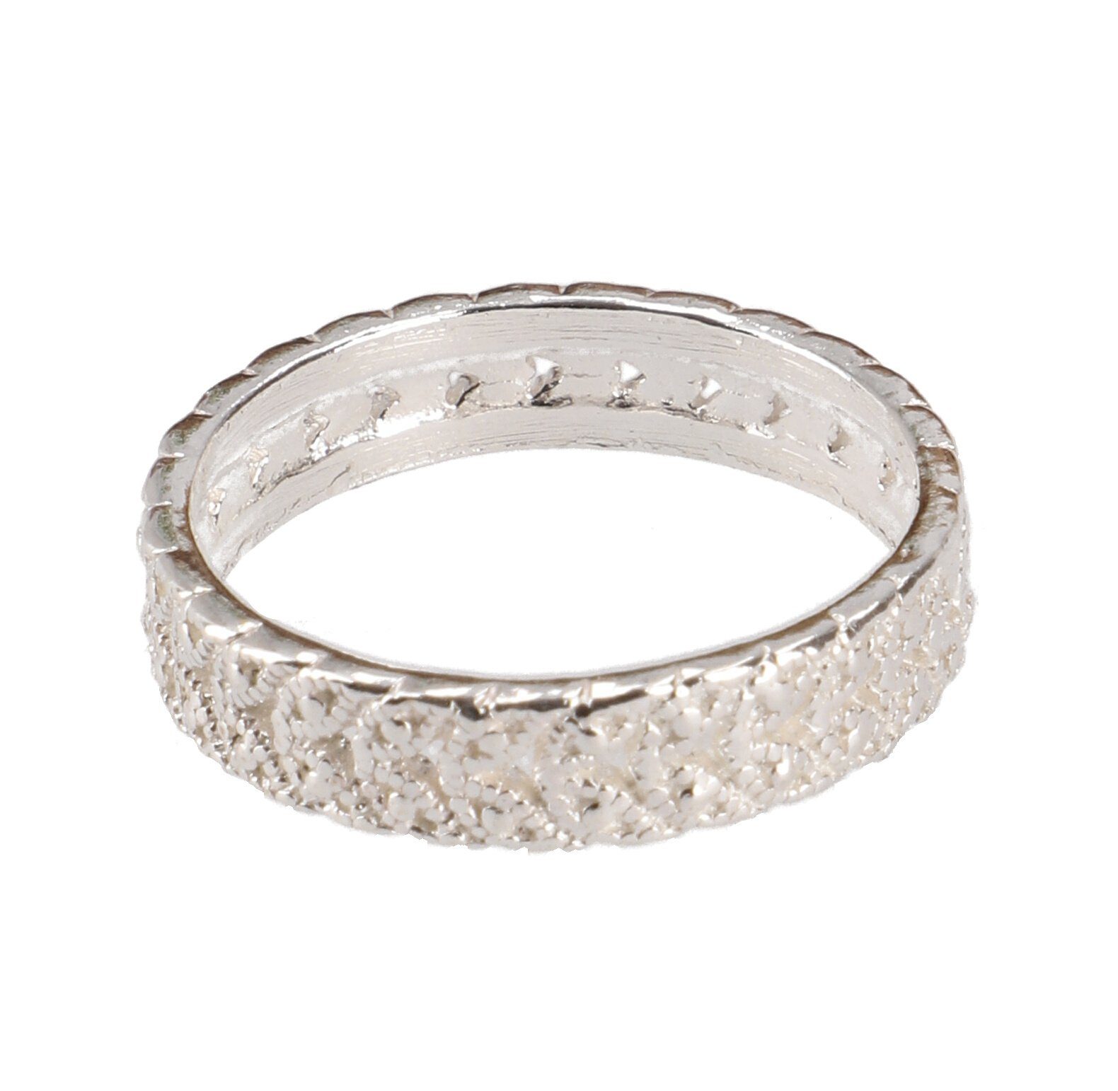 Guru-Shop Silberring Silberring, Boho Style Ethno Ring - Modell 24