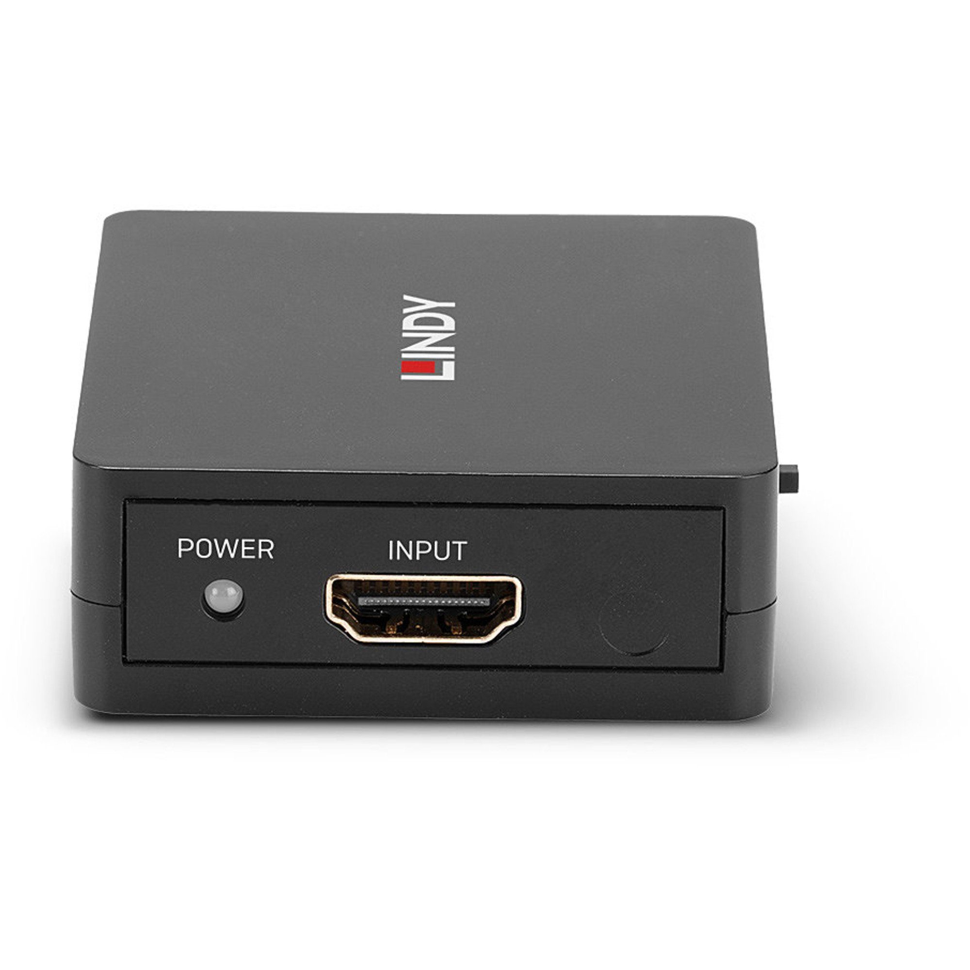 HDMI Lindy 18Gbps, Port 2 Audio- Video-Adapter & Lindy kompakt Splitter