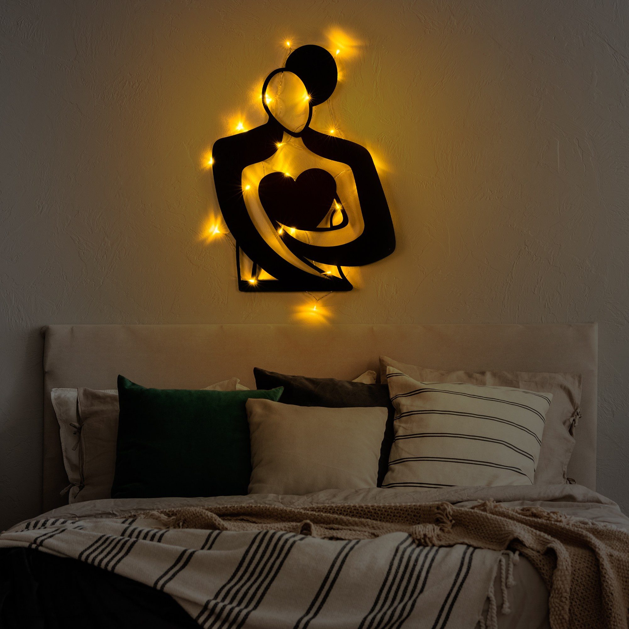 Wallity Wanddekoobjekt METAL BODY, 70 x 52 cm L3764