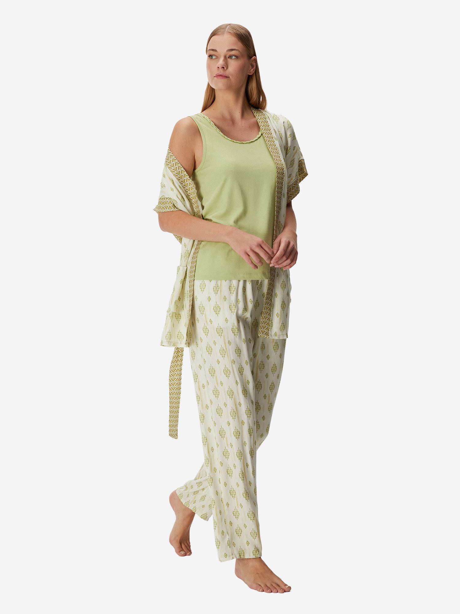 Goldenbay Pyjama Gown, Camisole & Pants Petunia Dahlia (2-piece) loungewear pyjama nightdress