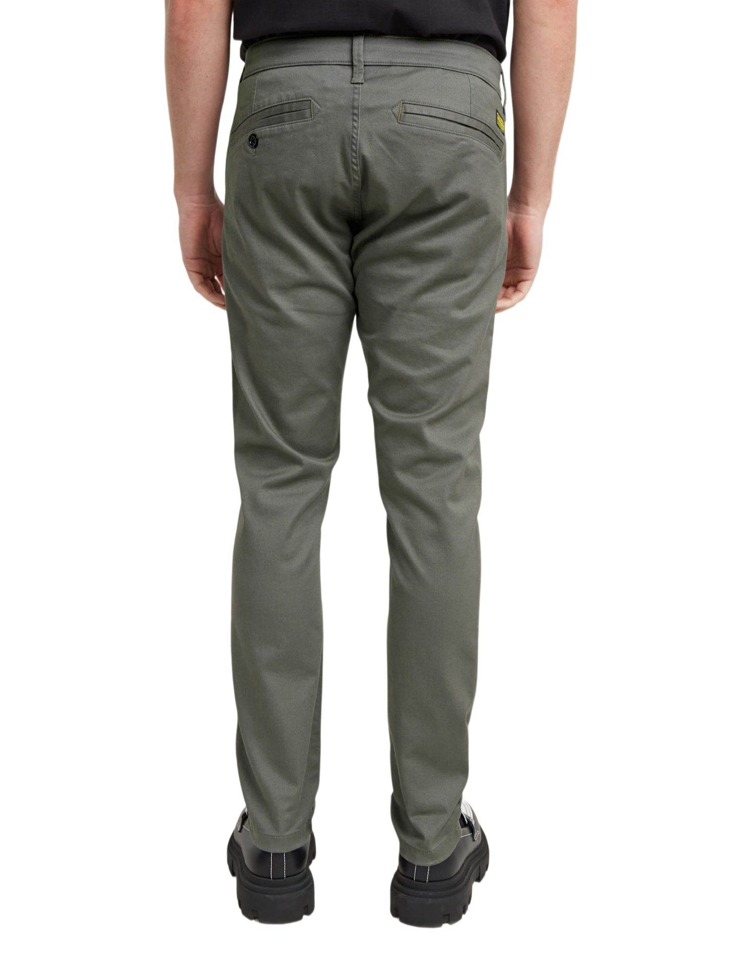 G-STAR Stoffhose grün,Casual,Baumwolle,Unifarben,Skinny,Mittel