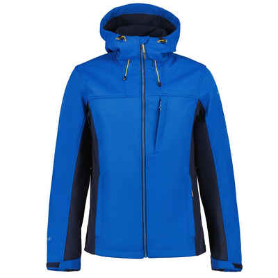 Icepeak Funktionsjacke Icepeak Bazine Softshelljacke für Herren mit Kapuze