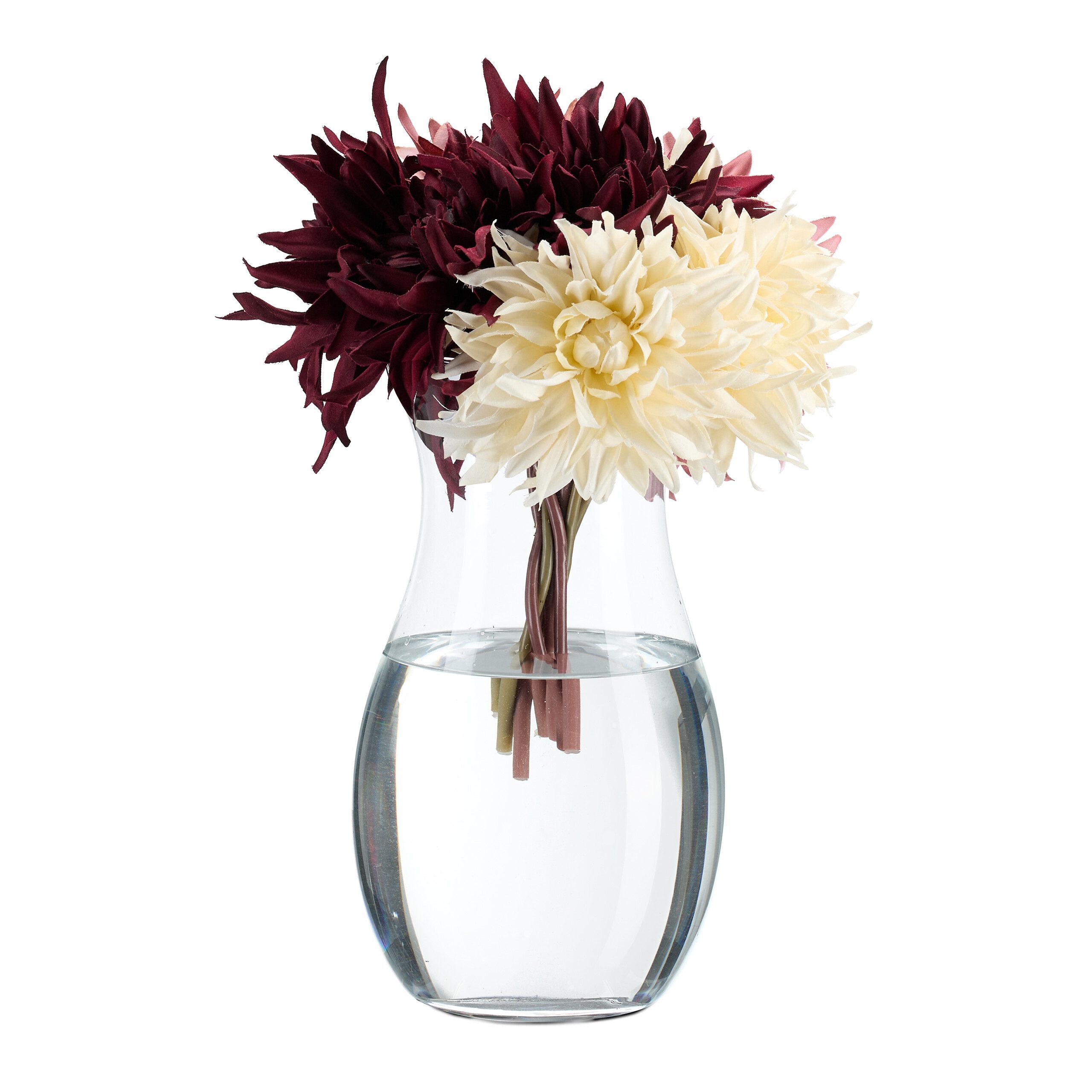 relaxdays Tischvase Blumenvase aus Glas günstig online kaufen