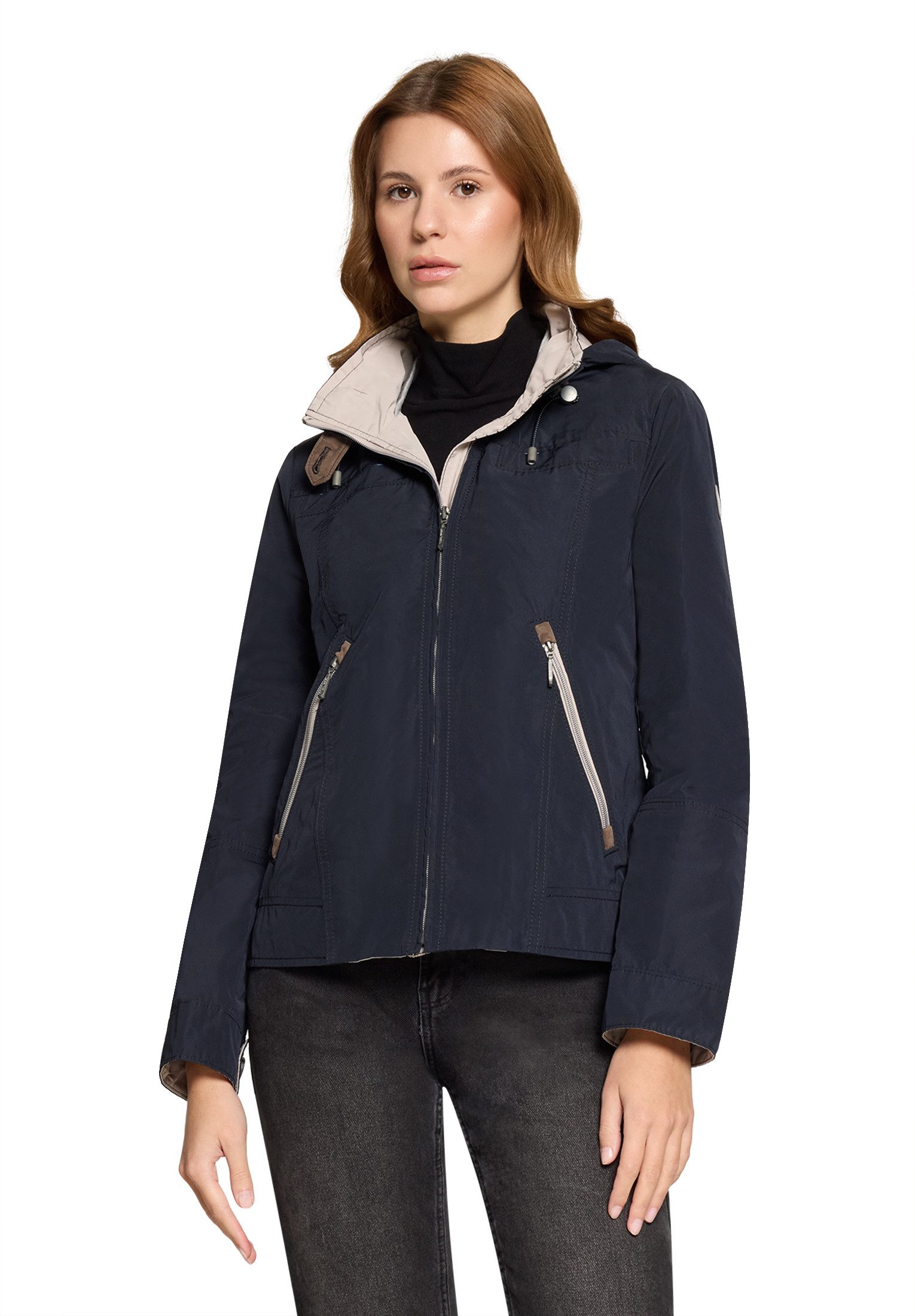 Gil Bret Outdoorjacke mit Kapuze günstig online kaufen