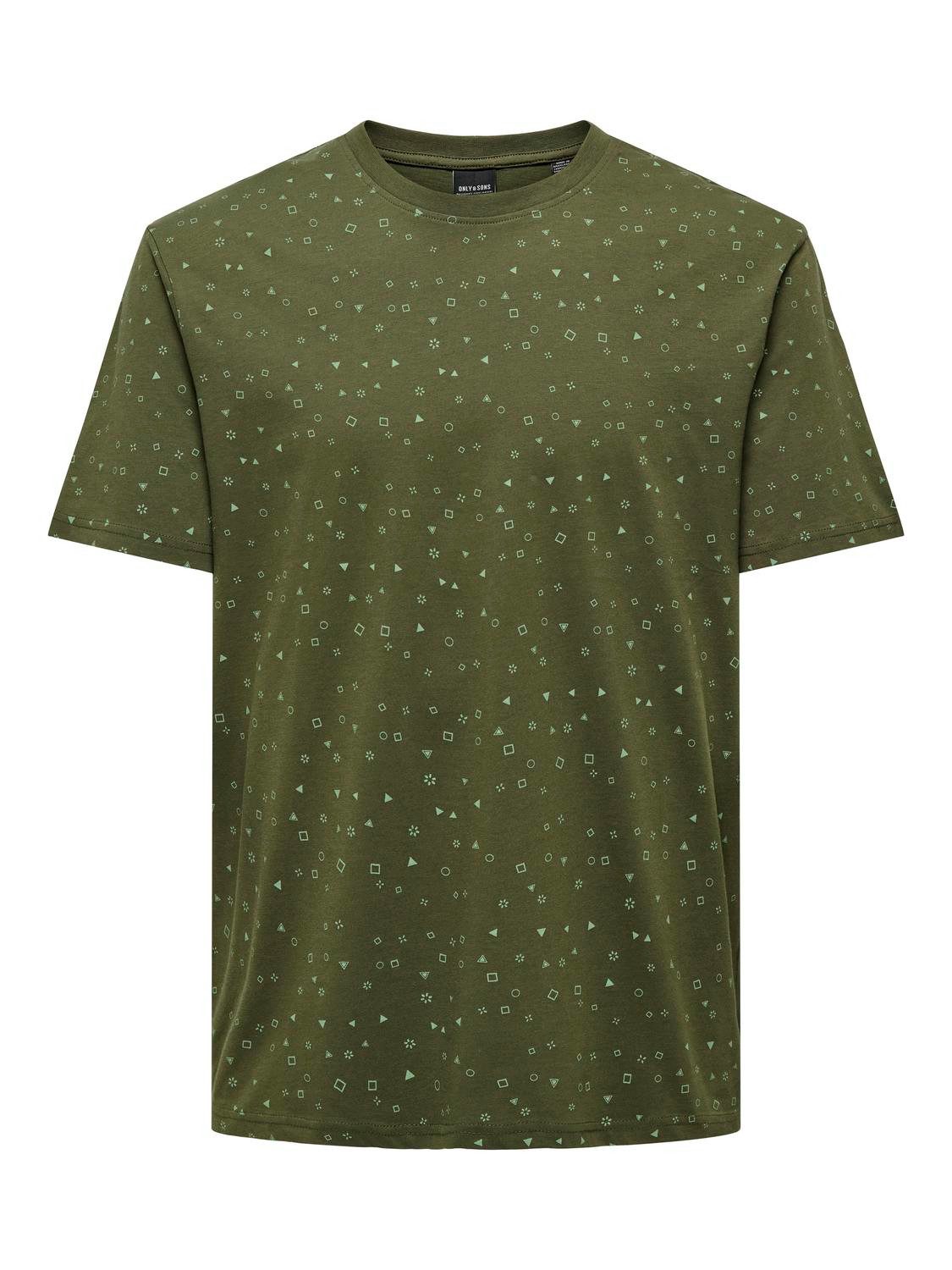 ONLY & SONS T-Shirt Rundhals Kurzarm günstig online kaufen