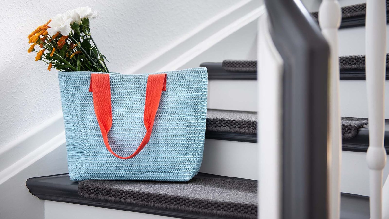 Remember Korbtasche, Remember Korbtasche pale blue günstig online kaufen