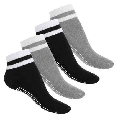 celodoro ABS-Socken Damen & Herren Yoga & Wellness Socken ABS Frotteesohle (4 Paar)