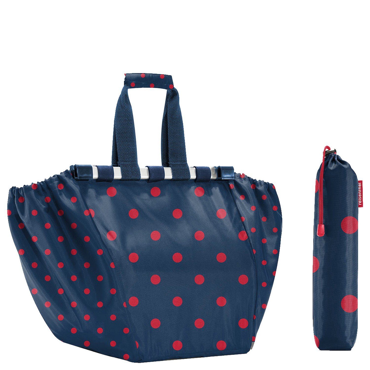Shopper - dots red (1-tlg) Einkaufstasche easyshoppingbag cm mixed 51 REISENTHEL®
