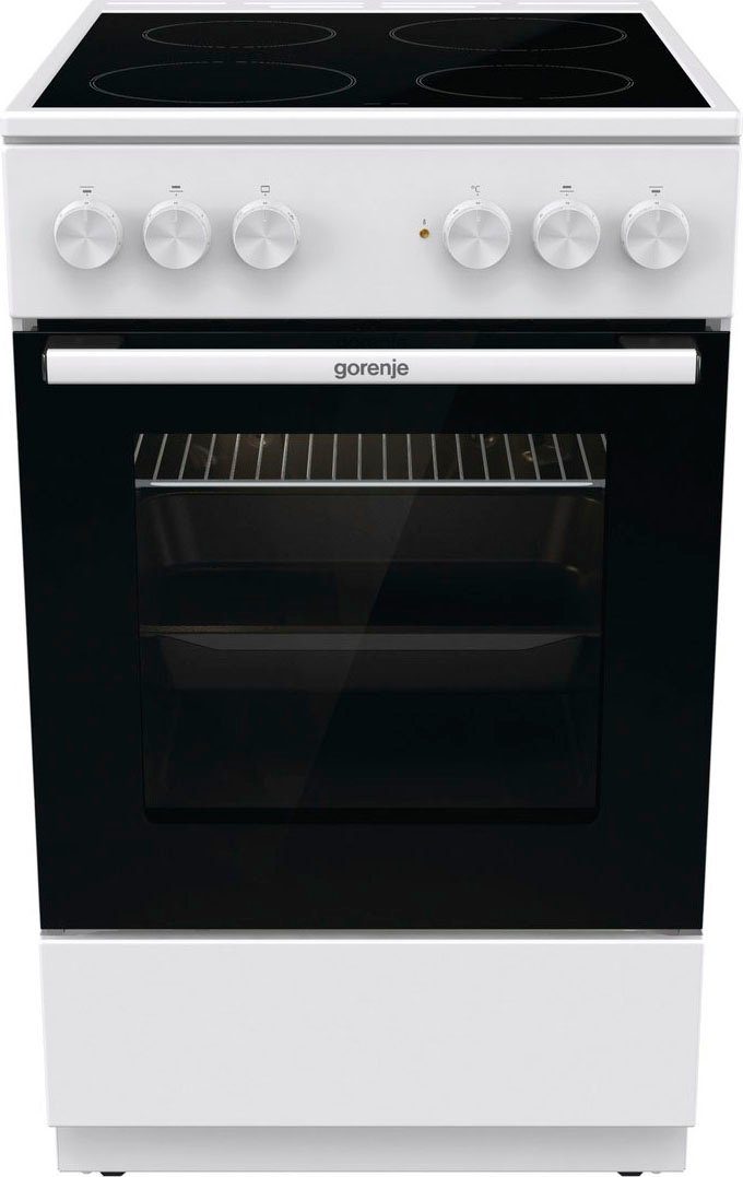 ist deutlich im Preis reduziert! GORENJE Elektro-Standherd GEC5A21WG, Clean Aqua