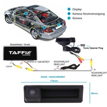 TAFFIO Für BMW E60 E61 E90 E91 E84 E70 E71 E72 Heckklappe Rückfahrkamera Rückfahrkamera