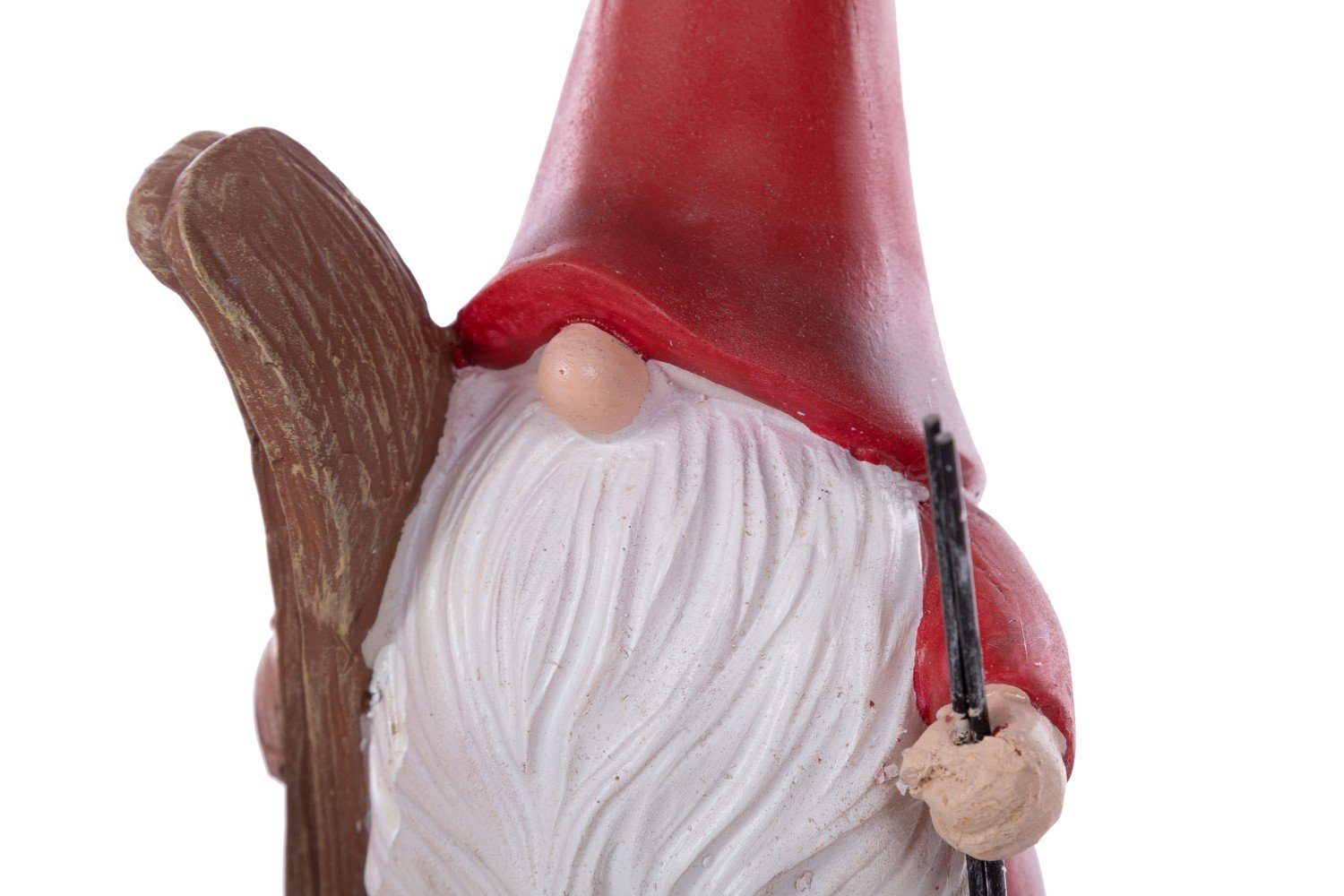 Wohnando Dekofigur Wichtel mit Skiern 2er Set, Weihnachtliche, festliche Wichtel-Figuren