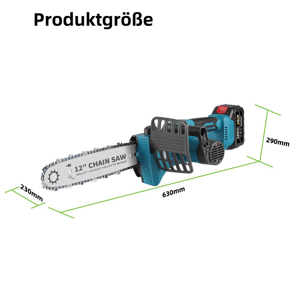 ONEVAN Akku-Kettensäge 12 Zoll Bürstenlos Elektro günstig online kaufen