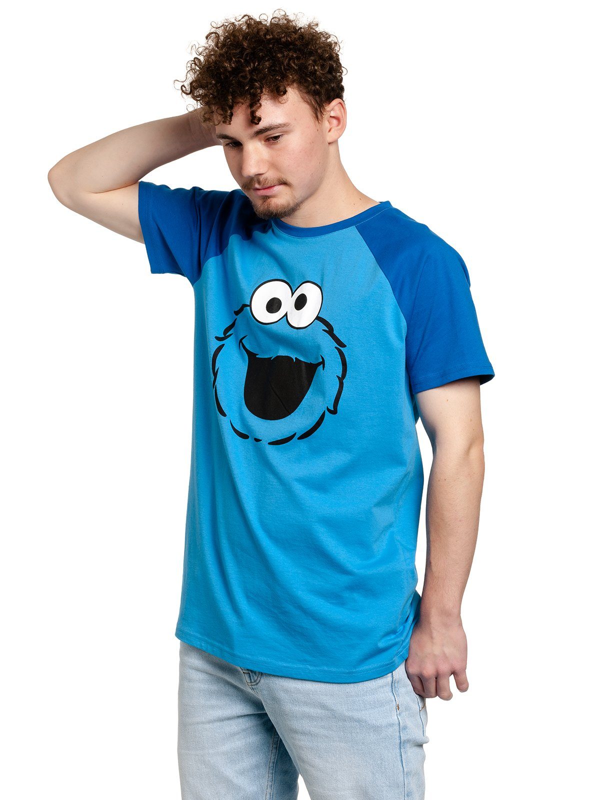 T-Shirt Face Monster Cookie Sesamstrasse