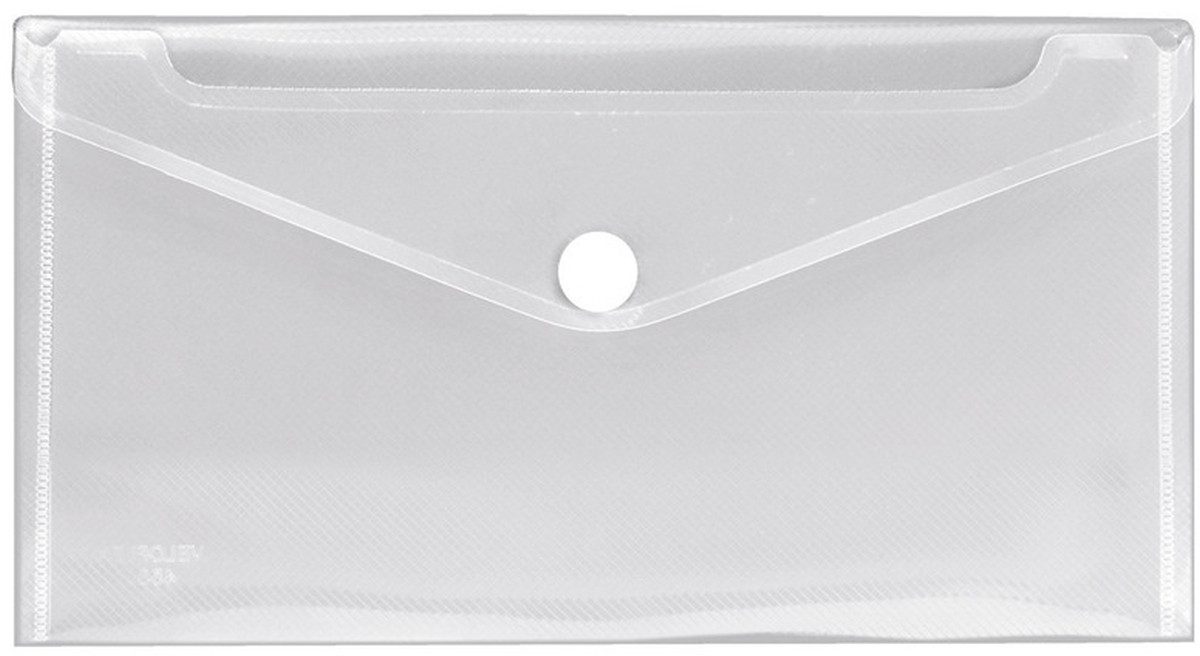 VELOFLEX Fächermappe Dokumententaschen Crystal DINlang farblos