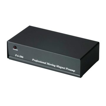Hama Stereo-Phono-Vorverstärker PA506, m. Netzgerät 230 V/50 Vorverstärker (Gewandelte Eingänge: Aux-IN/CD/Line-IN/MD-IN)