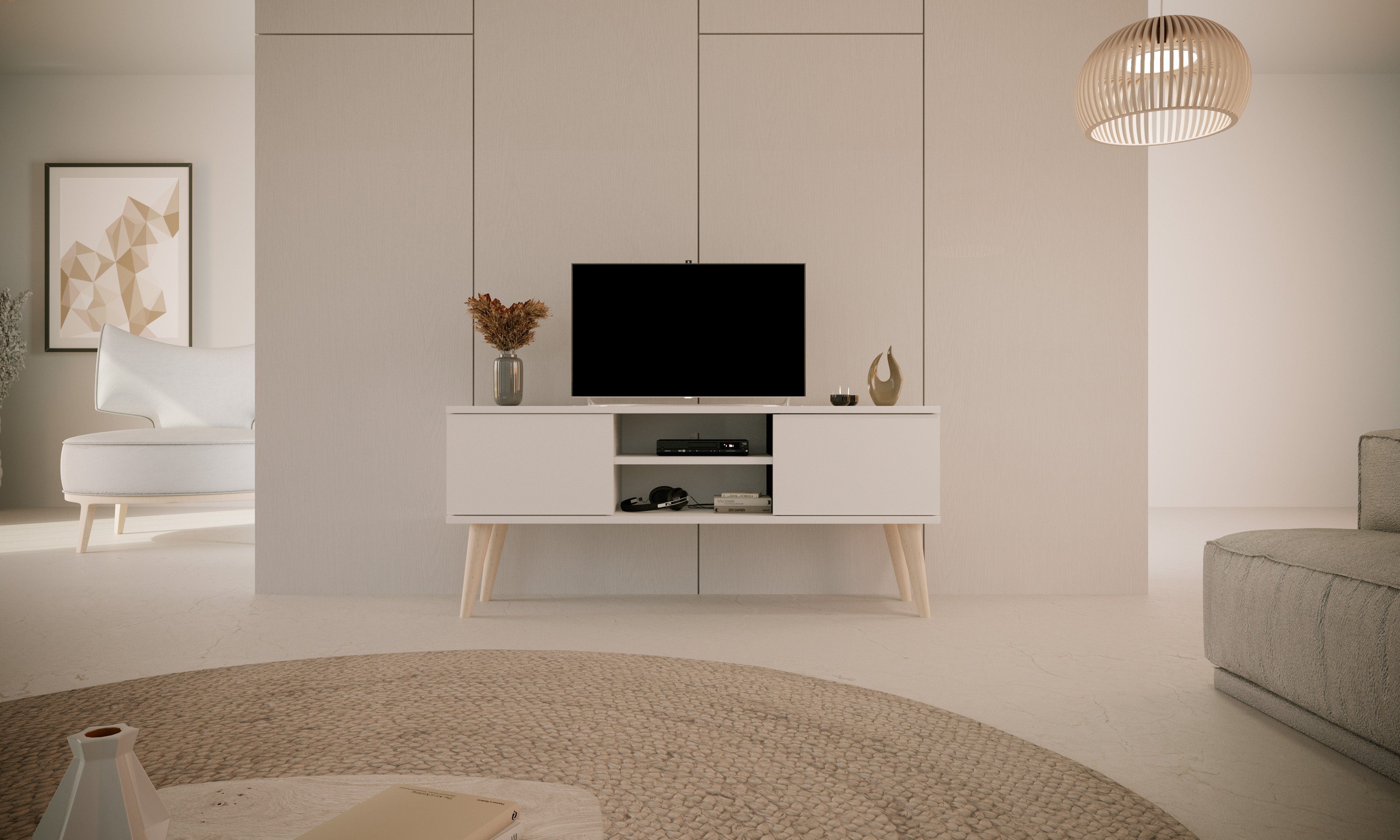 Bjird Lowboard TV-Schrank "Toronto" (2 Schranktüren, günstig online kaufen