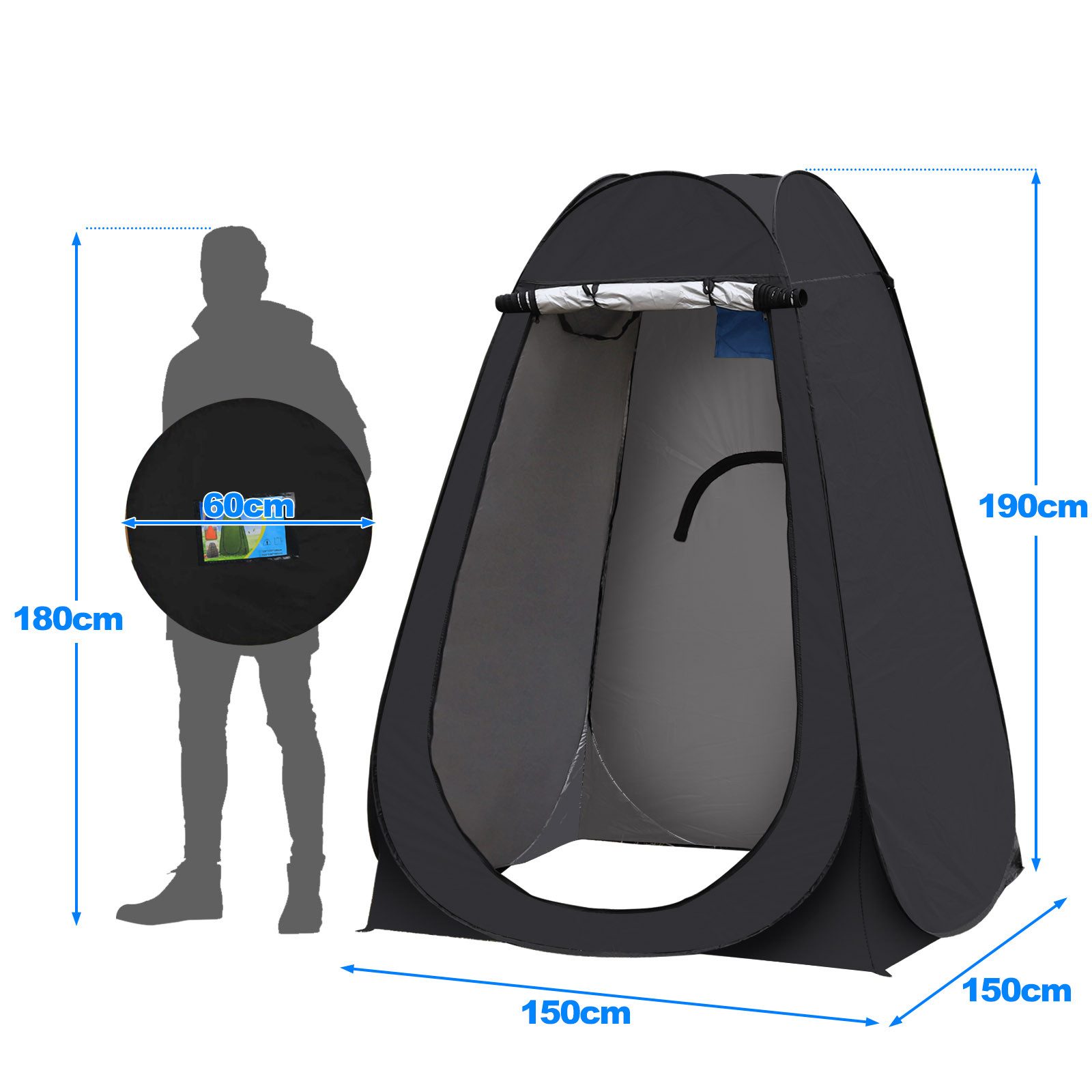 Ofcasa Faltzelt 150x150x190cm UV Schutz Faltzelt, günstig online kaufen