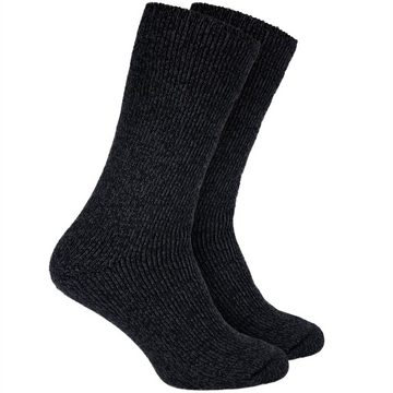 Black Snake Thermosocken Flauschige Damen OneSize Kuschelsocken (1-Paar)