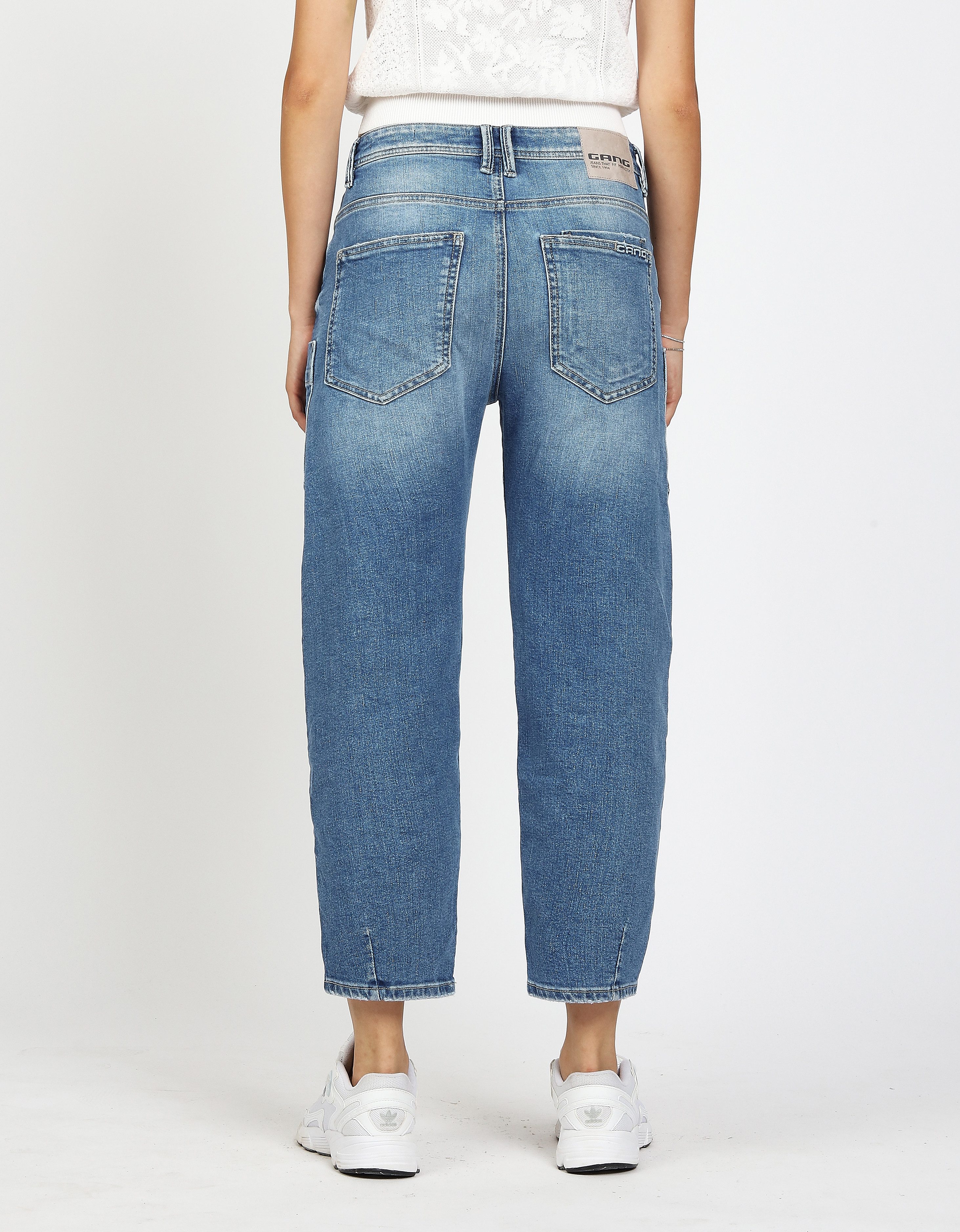 GANG 5-Pocket-Jeans 94IDA WORKER O-Shape mit aufgesetzten Taschen