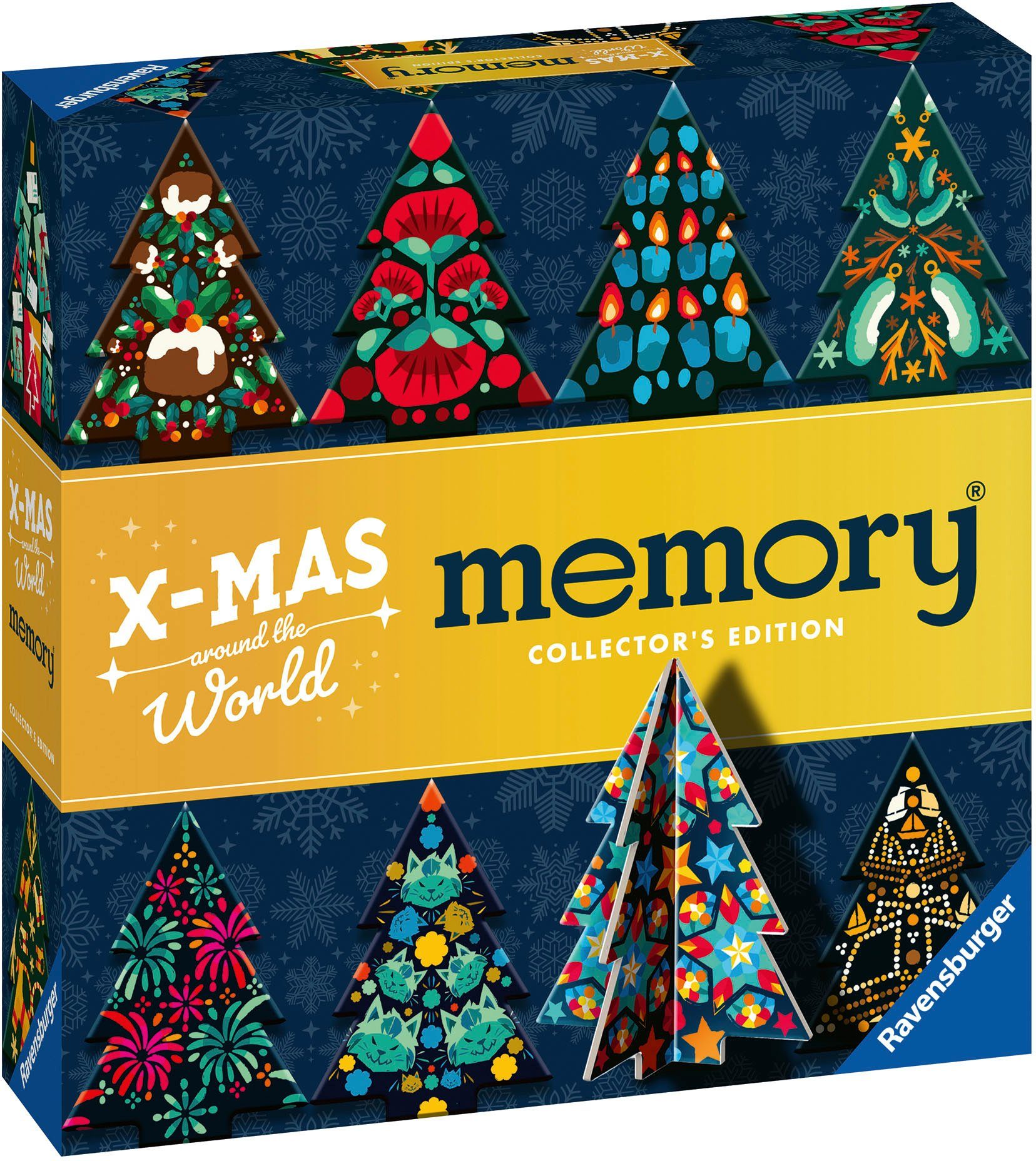 Ravensburger Spiel memory® Collector's Edition, X-Mas around the World, Merkspiel, Made in Europe