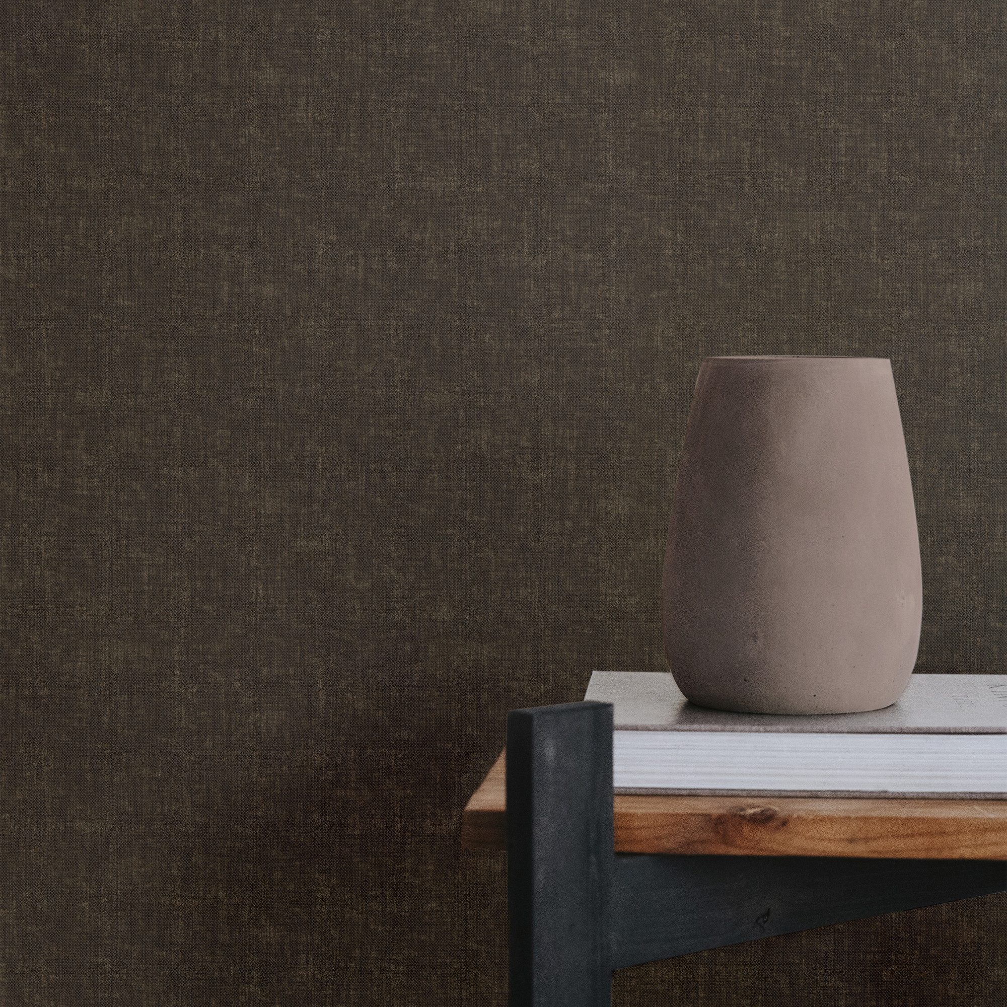 WOW Vliestapete LINEN SHIMMER, uni, (1 St), Design Tapeten