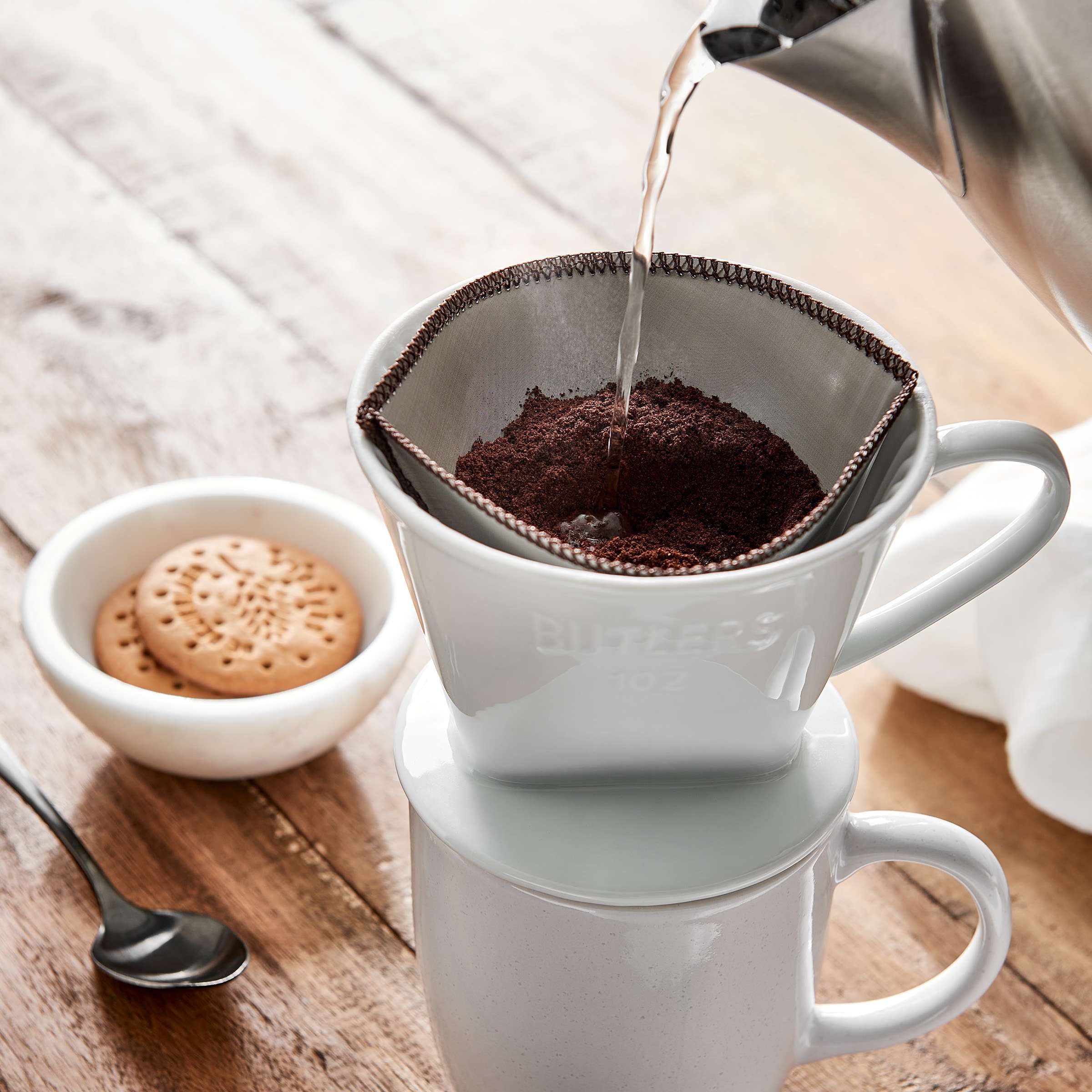 BUTLERS Filterkaffeemaschine RE-USE Kaffeefilter 102 wiederverwendbar