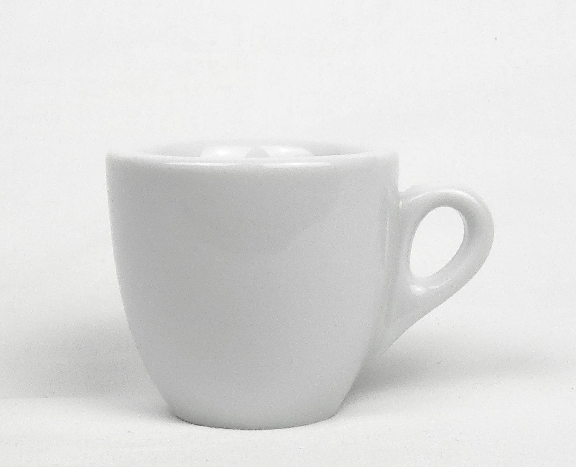 Nuova Point Espressotasse extra dickwandig, »Bar Italia«, weiss, 56 ml, Porzellan