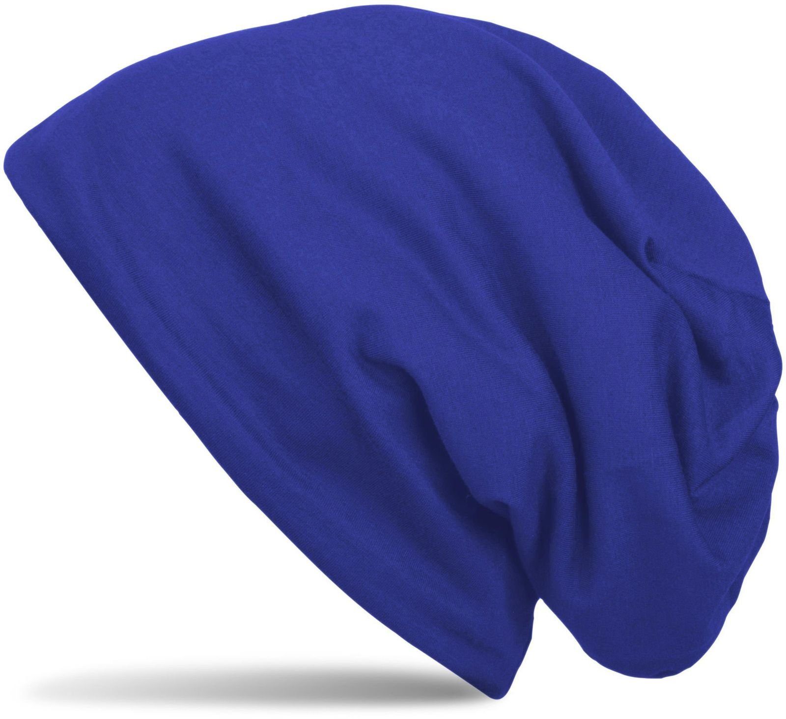 mit Royalblau styleBREAKER Mütze Beanie Beanie Fleece (1-St) Unifarbene