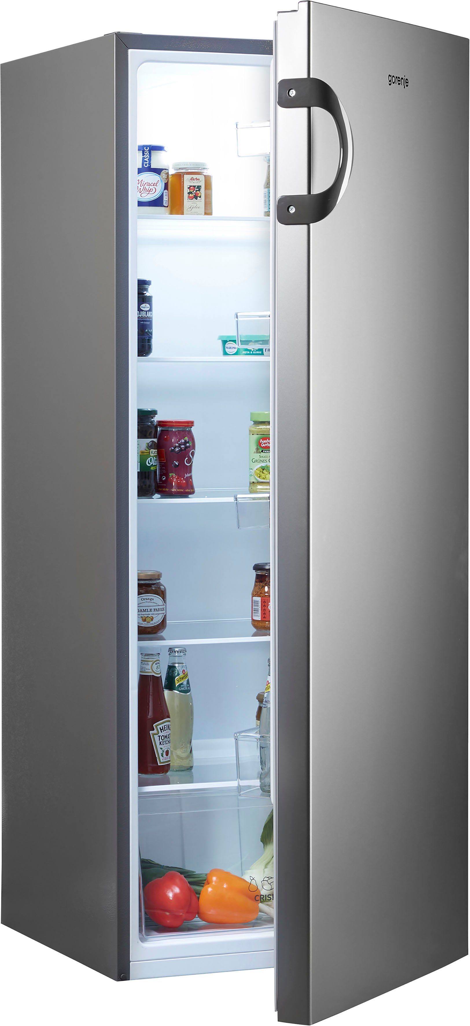 GORENJE Kühlschrank R4142PS, 143,4 cm hoch, 55 cm breit edelstahlfarben | Kühlschränke