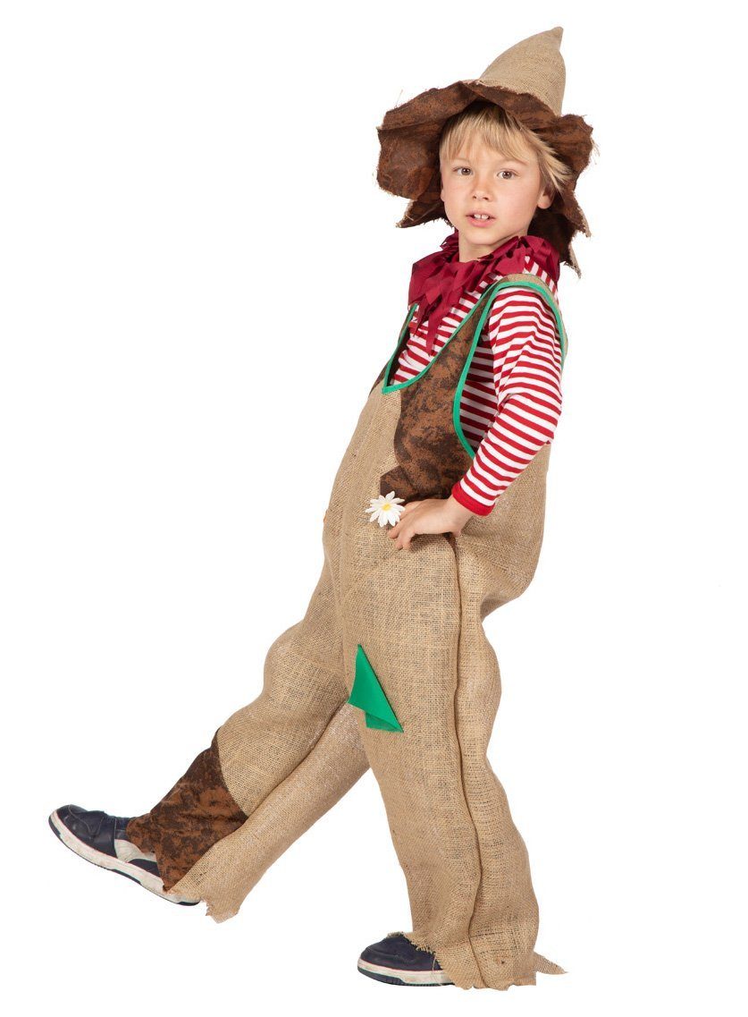 Metamorph Kostüm Jutesack Vogelscheuche Kostüm für Kinder, Wenn man sich lumpen lässt, dann sieht das so aus!