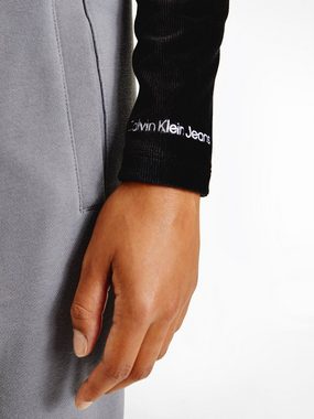 Calvin Klein Jeans Langarmshirt VELVET RIB LONG SLEEVE TOP