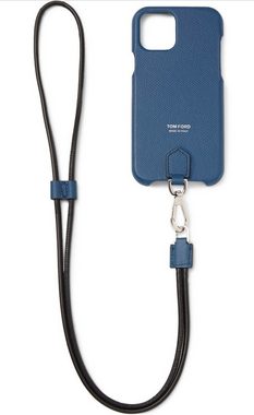Tom Ford Case zum Umhängen TOM FORD Full-Grain Leather iPhone 11 Pro Case Lanyard Handy Tasche Ph