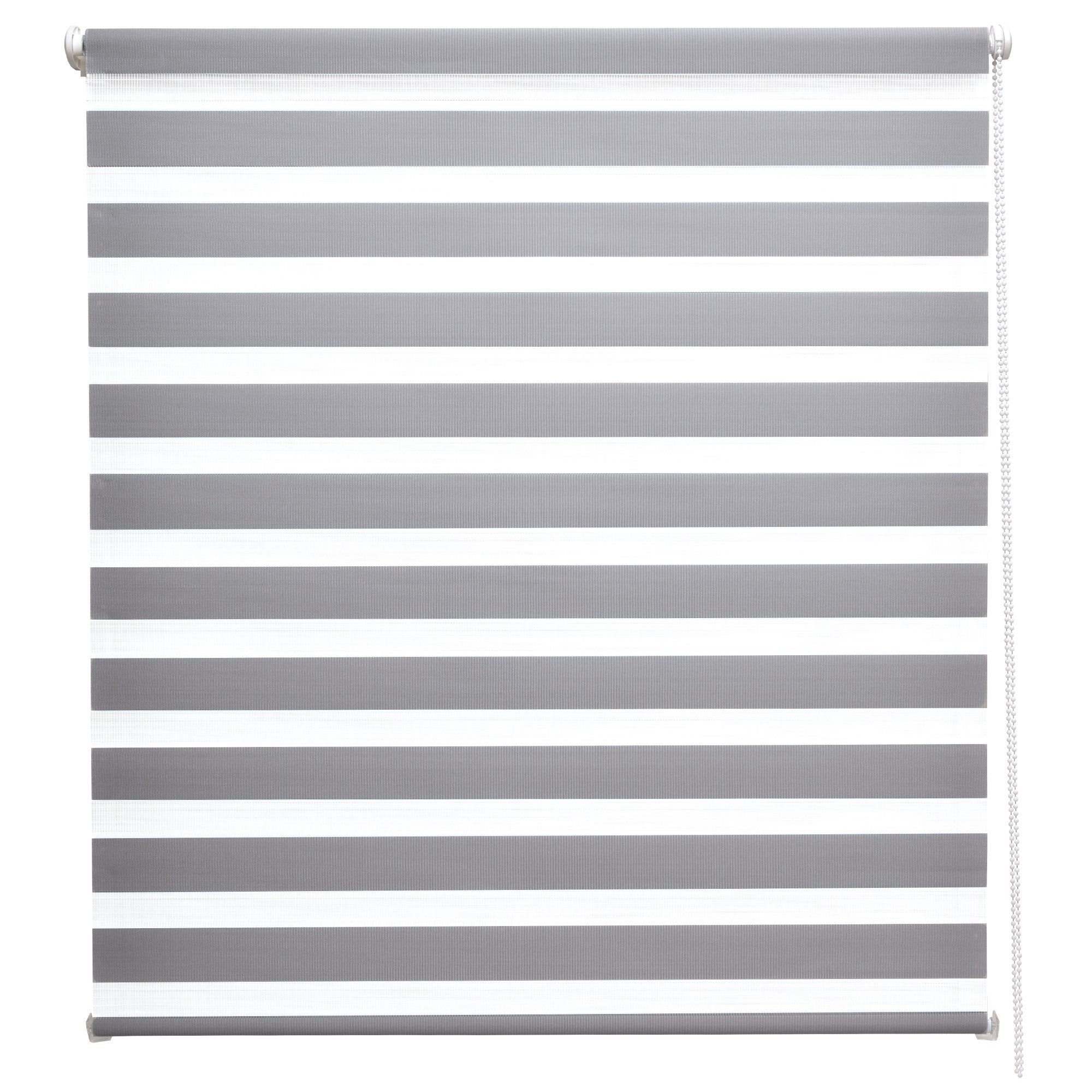 Doppelrollo Doppelrollo SolDecor DL2, 40x150cm, Grau – Klemmfix ohne Bohren günstig online kaufen