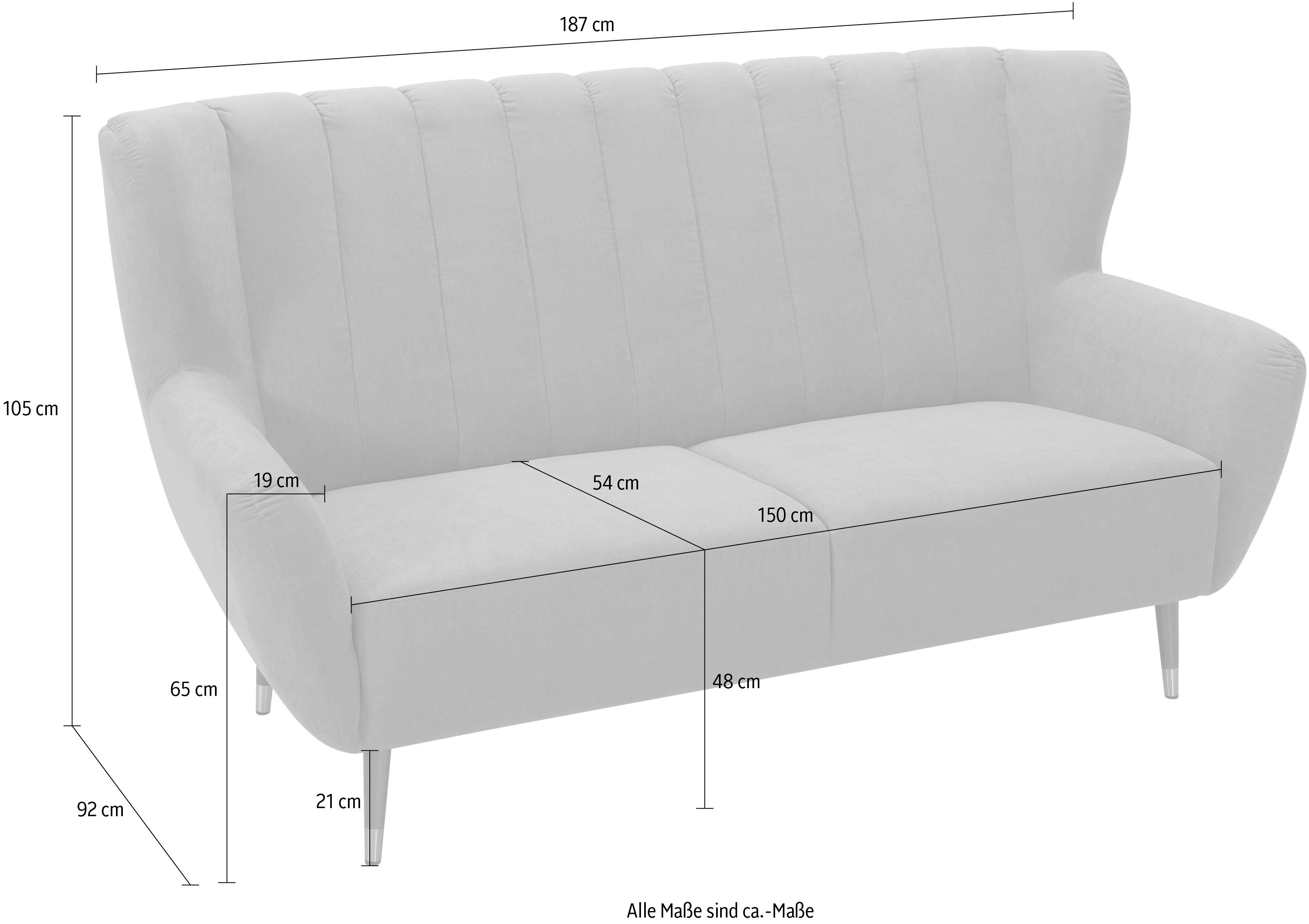 fashion sofa Polly exxpo 3-Sitzer -