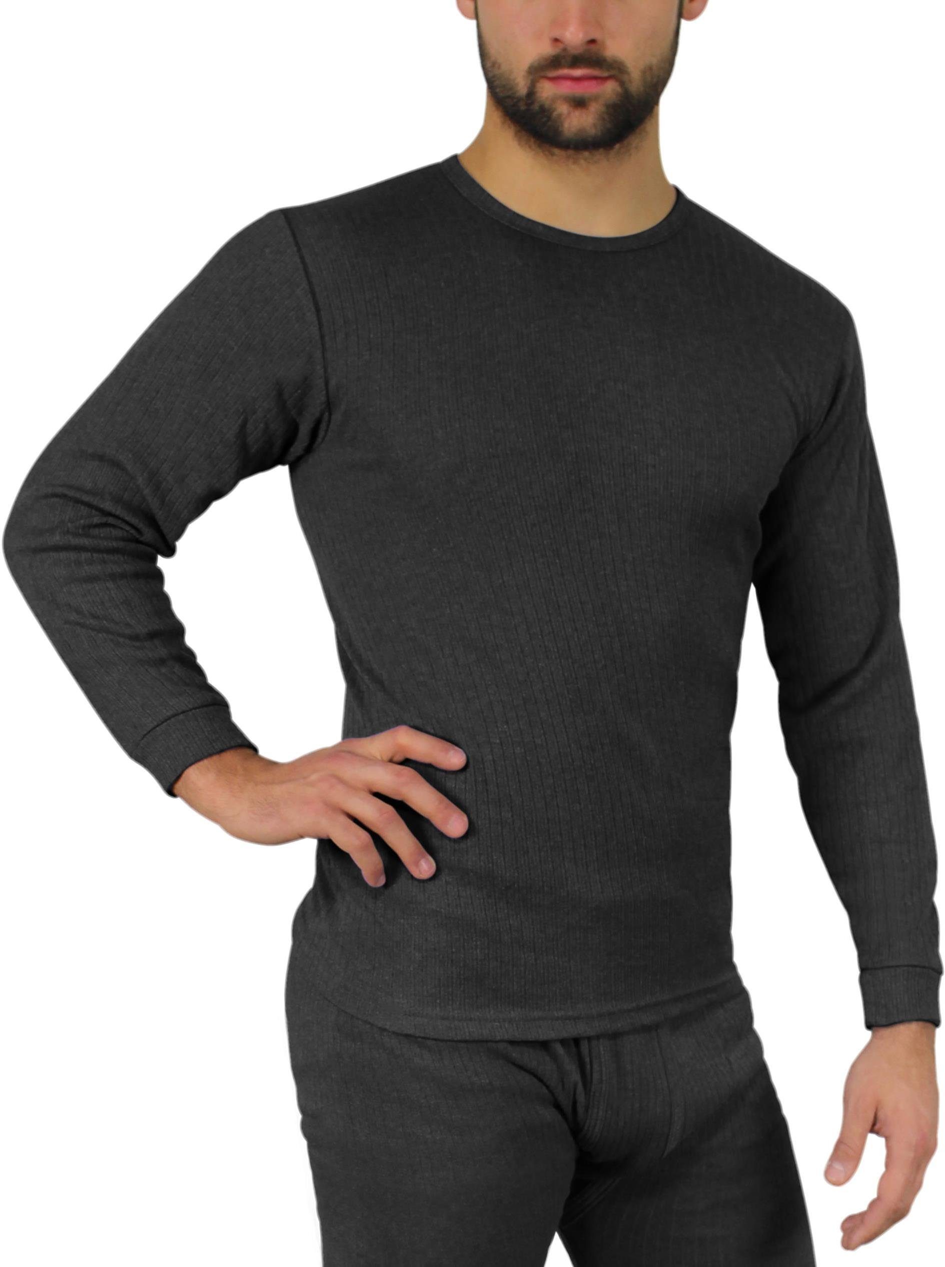 normani Thermounterhemd Herren Thermo-Unterhemd Thermounterwäsche Thermohemd Skipullover Unterziehhemd