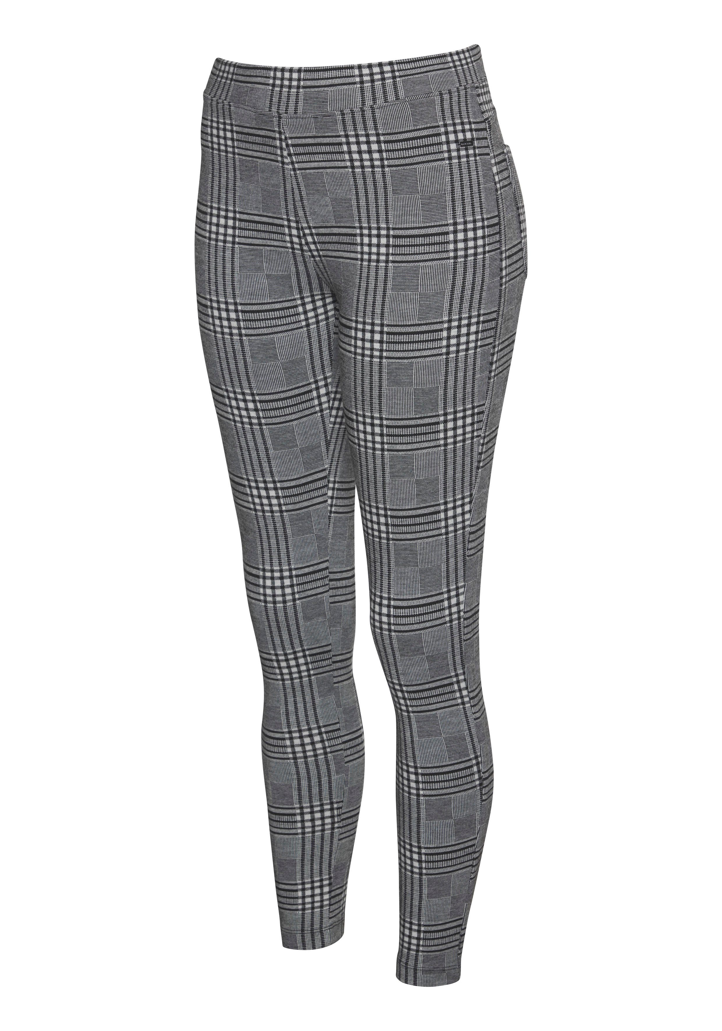 LASCANA Leggings mit klassischem Karodesign