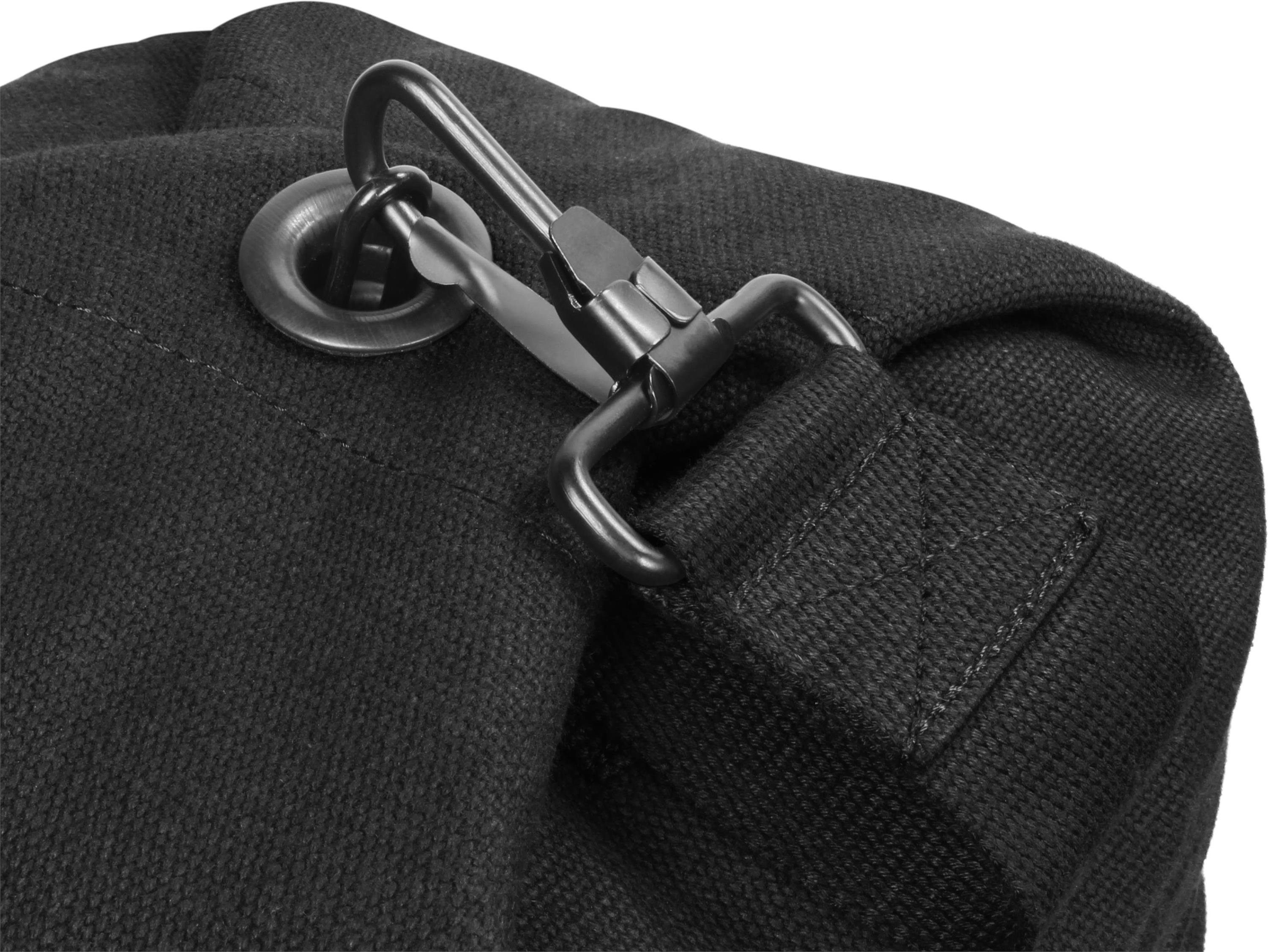 normani Packsack Canvas-Seesack 50 l Submariner 50, Duffle Bag Rucksack mit Doppelgurt und Metallverschluss