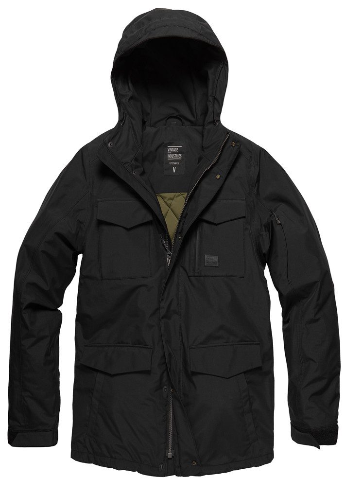 Vintage Industries Motorradjacke Marc Textiljacke Wasserdicht Atmungsaktiv